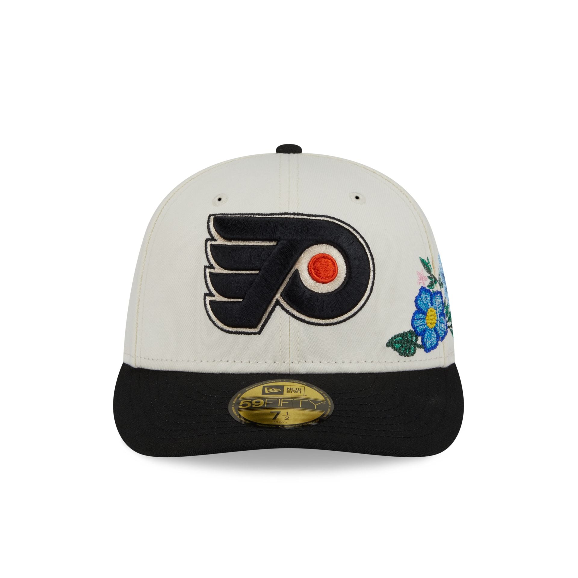 Alternative view of Philadelphia Flyers Tonal Florals White 59Fifty Fitted Hat