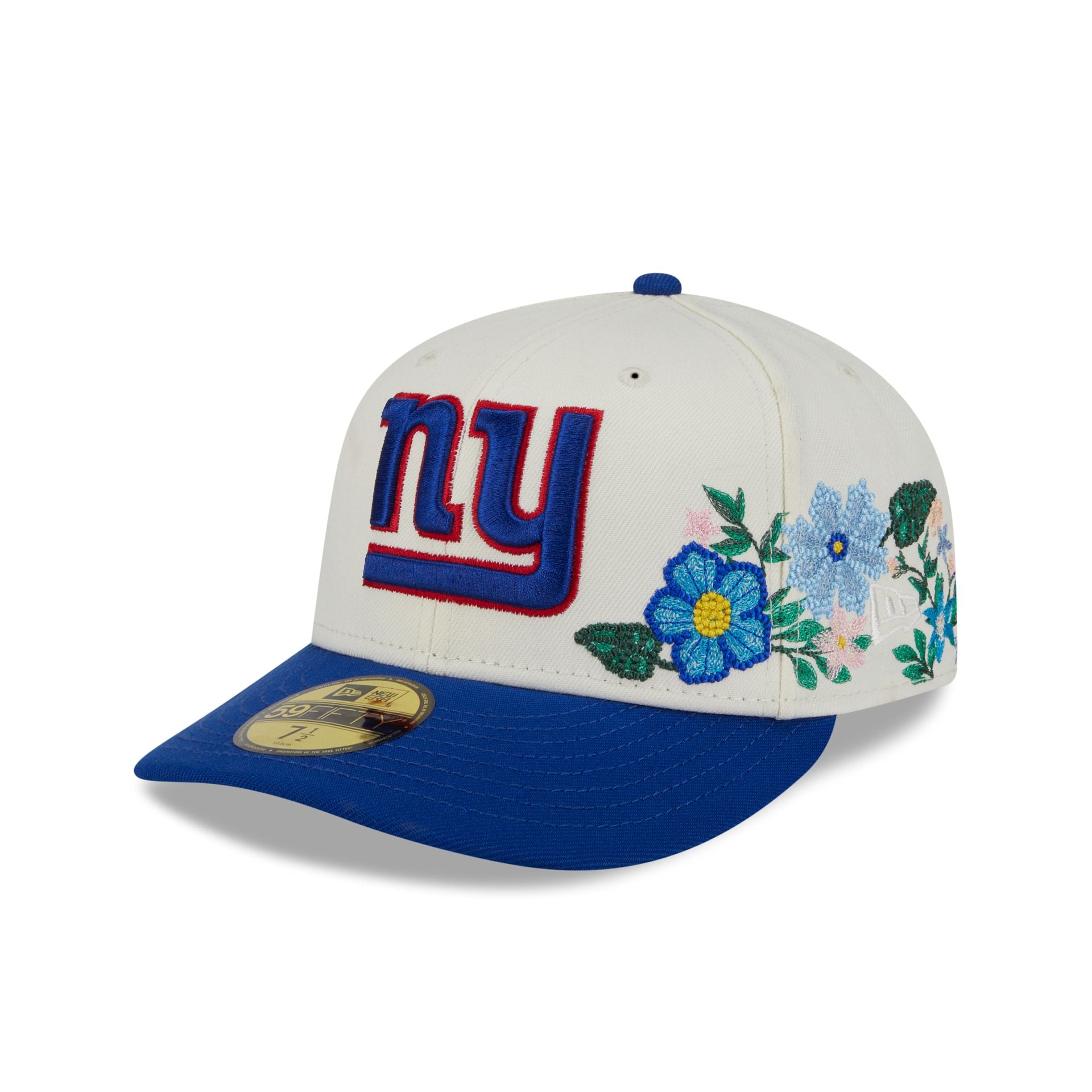 New York Giants Tonal Florals White 59Fifty Fitted Hat