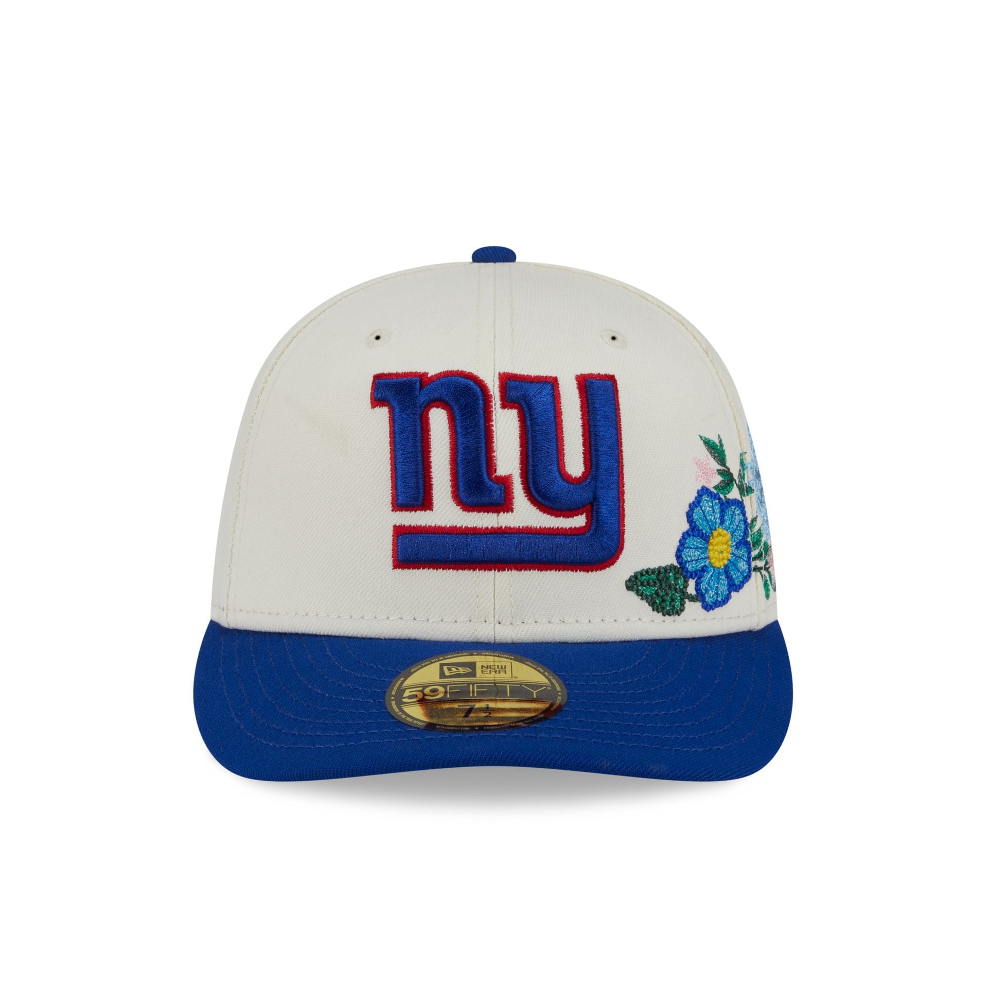 Alternative view of New York Giants Tonal Florals White 59Fifty Fitted Hat