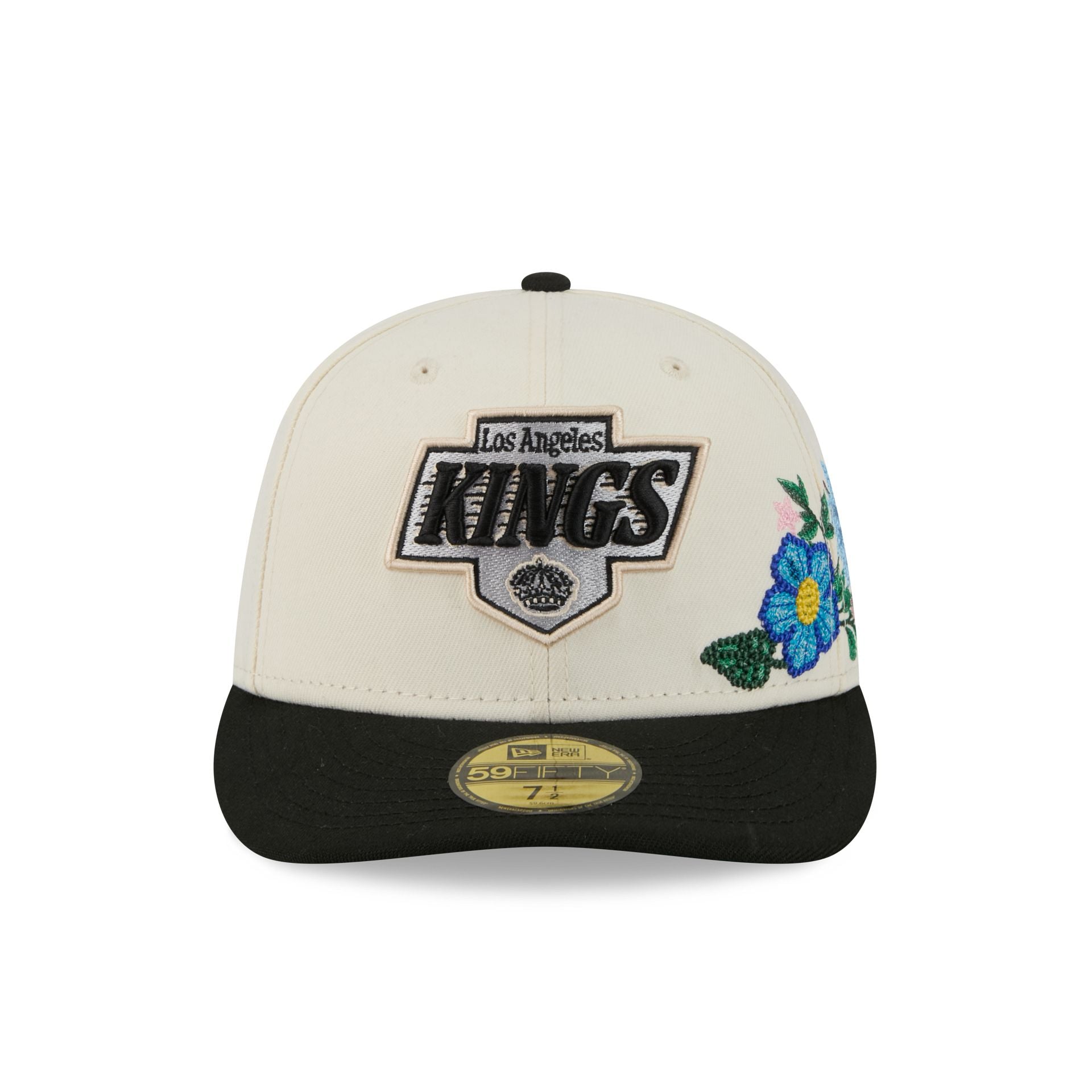 Alternative view of Los Angeles Kings Tonal Florals White 59Fifty Fitted Hat