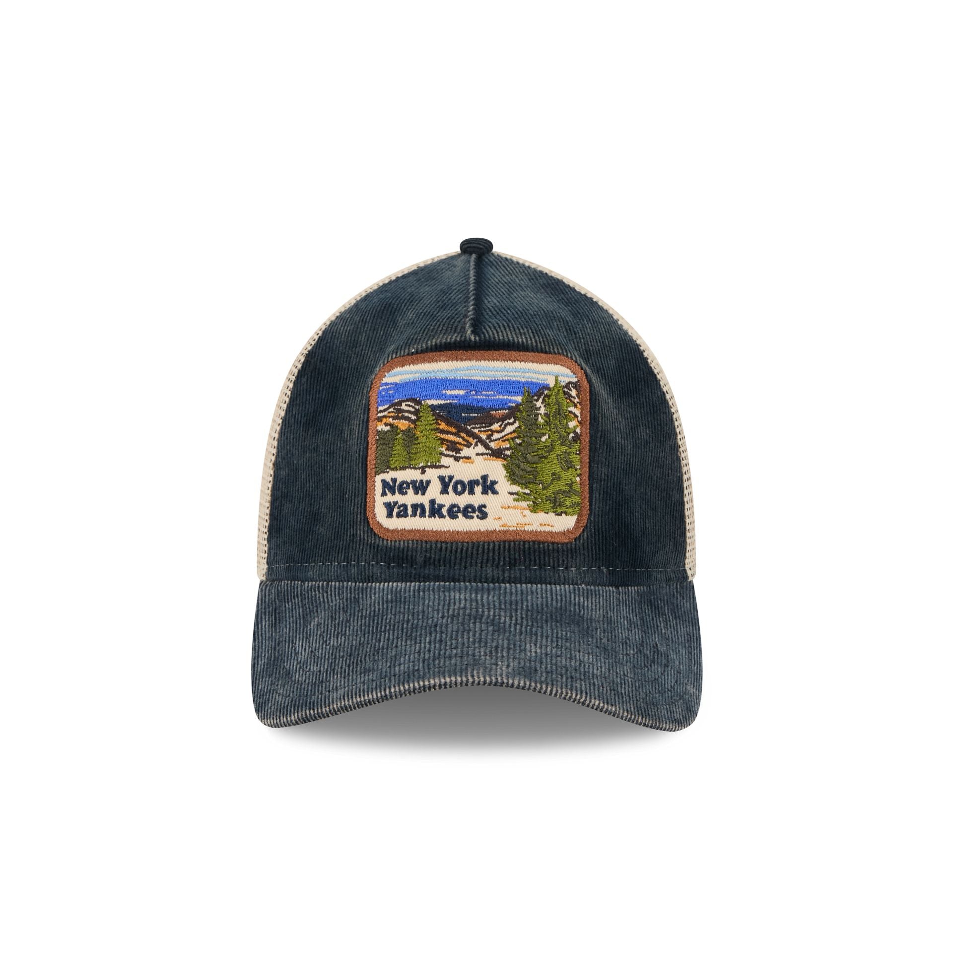Alternative view of New York Yankees Vintage Landscape 9Twenty A-Frame Trucker Hat
