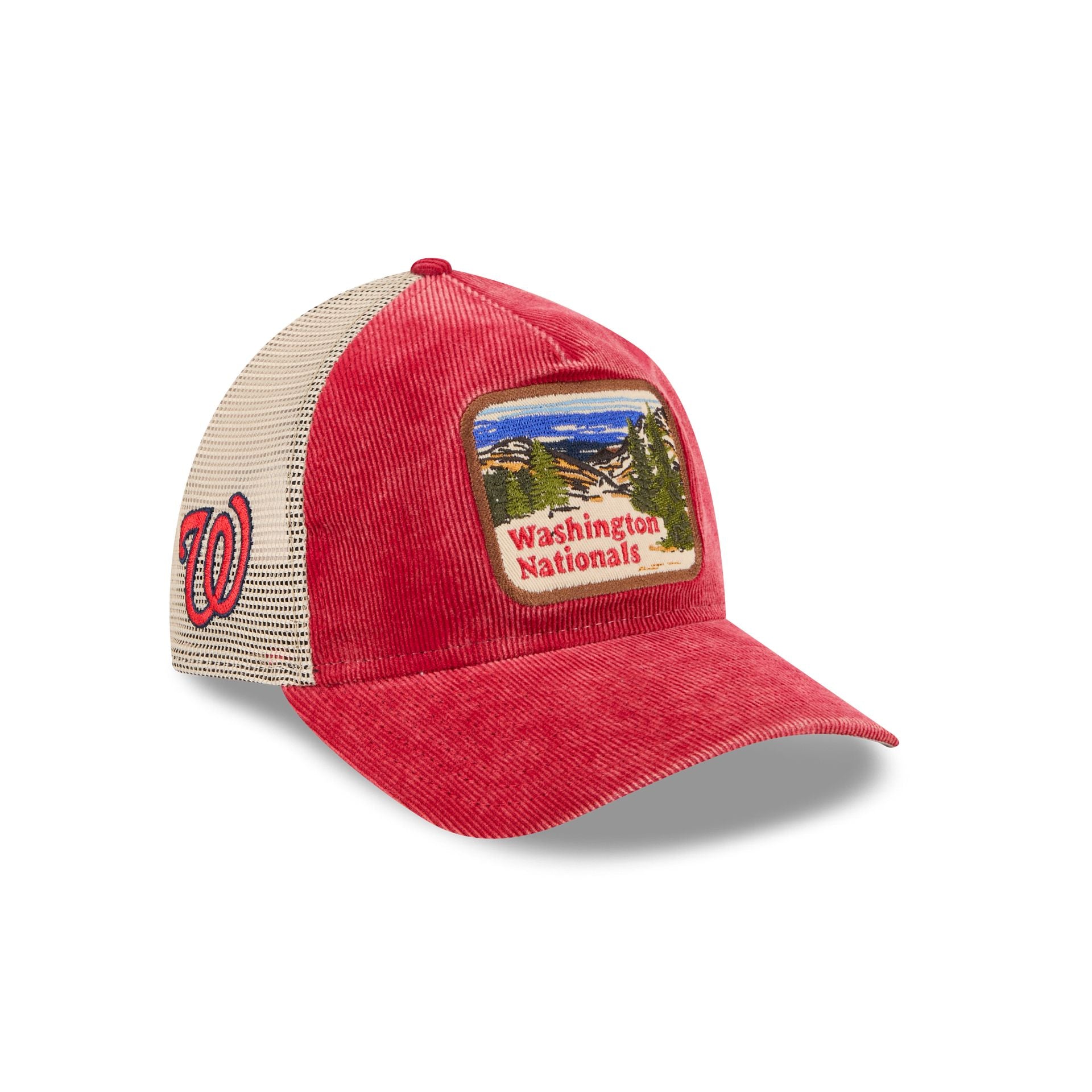 Washington Nationals Vintage Landscape 9Twenty A-Frame Trucker Hat