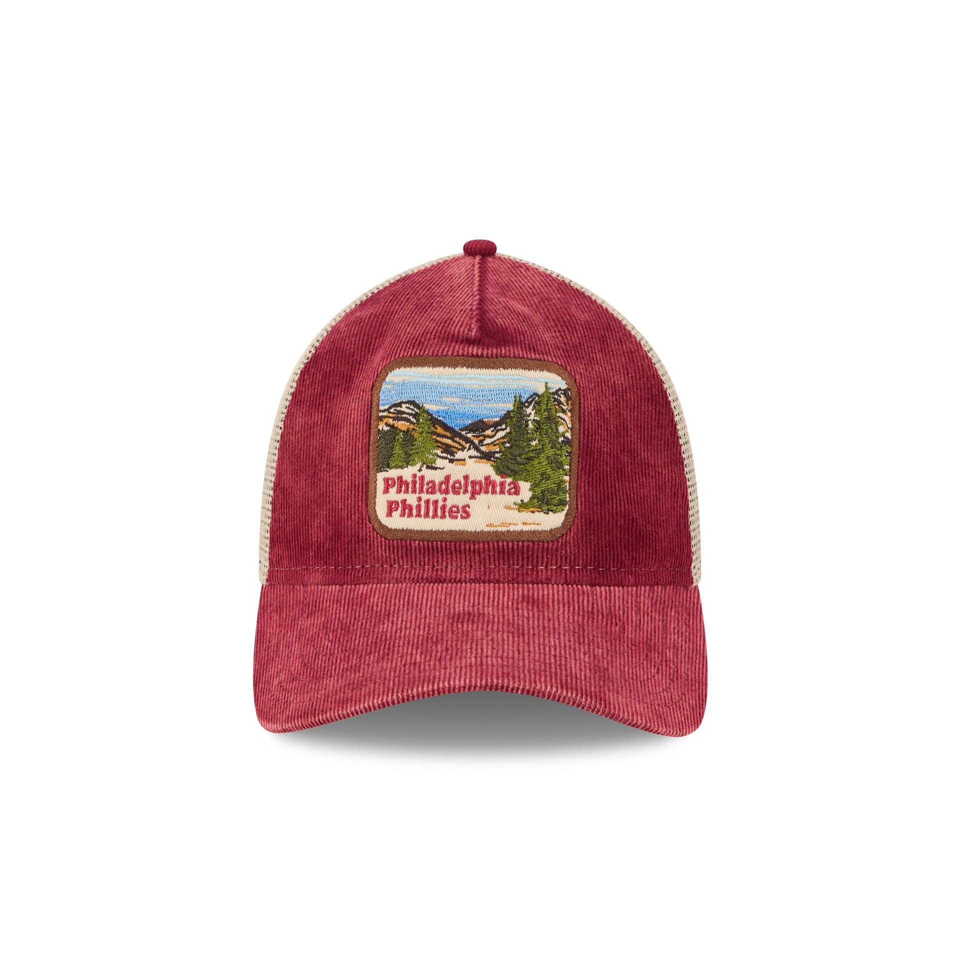 Alternative view of Philadelphia Phillies Vintage Landscape 9Twenty A-Frame Trucker Hat