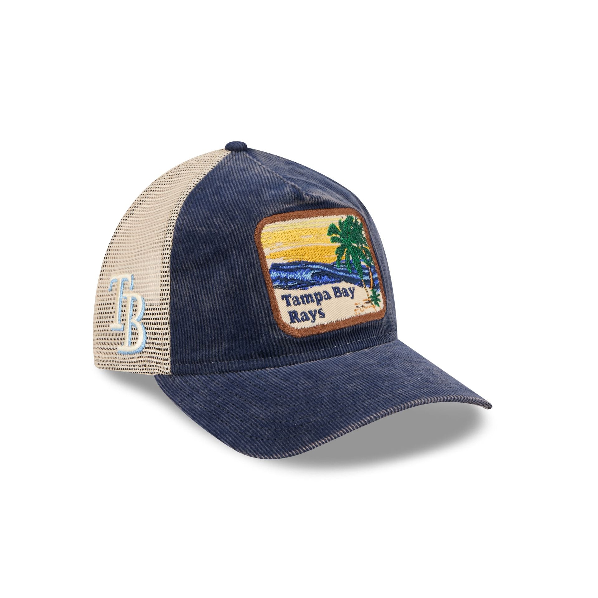 Tampa Bay Rays Vintage Landscape 9Twenty A-Frame Trucker Hat