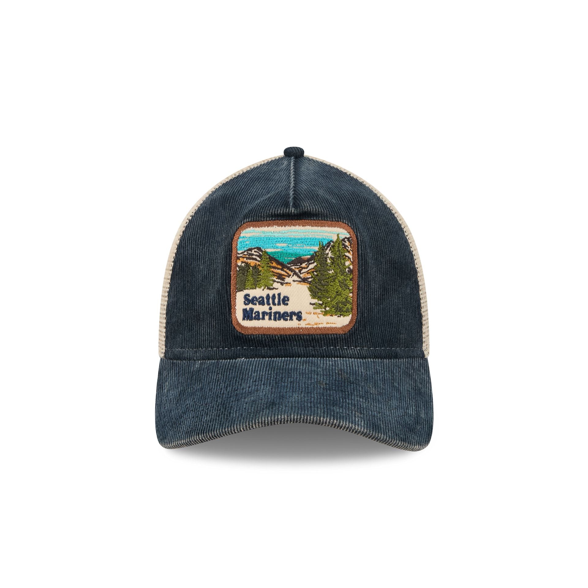 Alternative view of Seattle Mariners Vintage Landscape 9Twenty A-Frame Trucker Hat