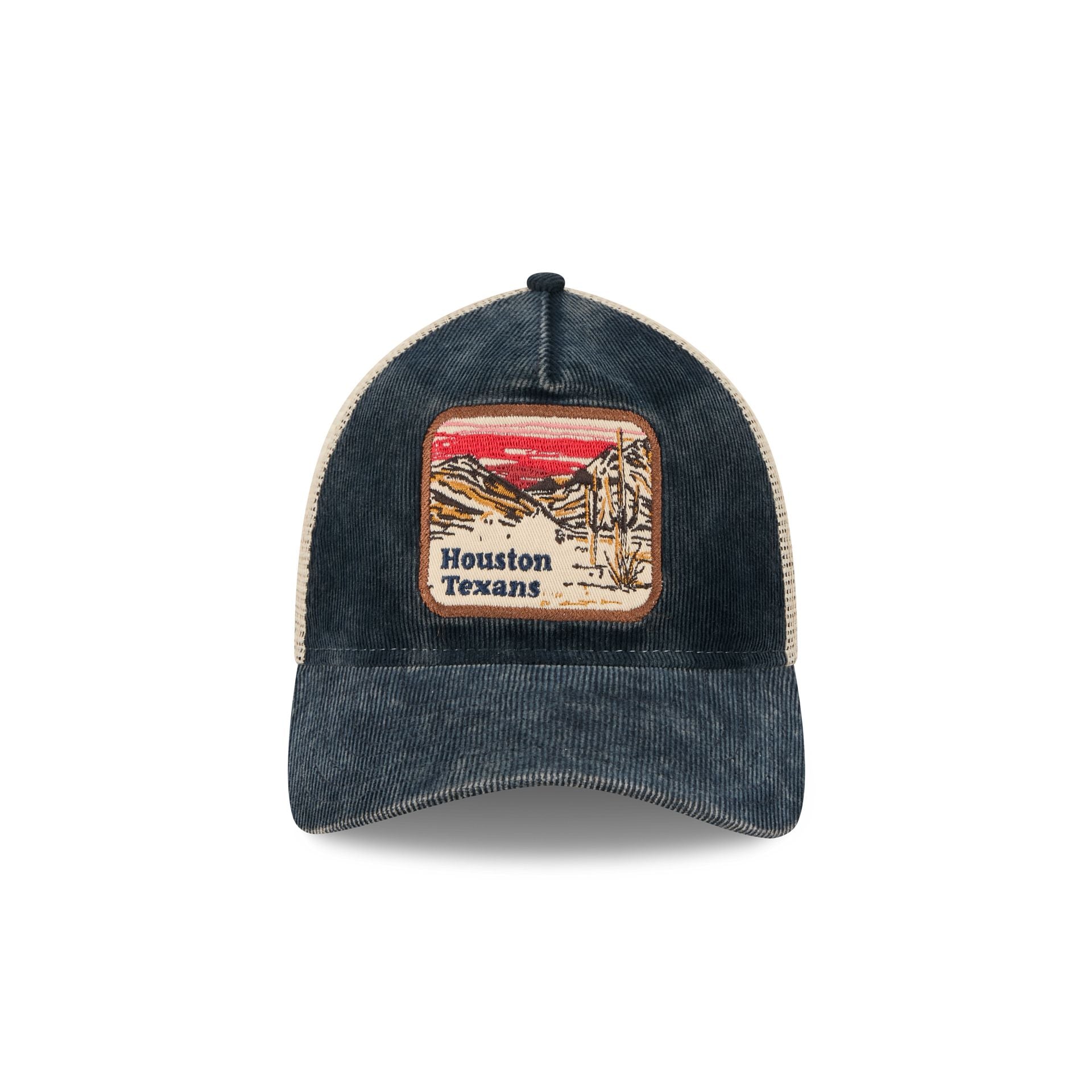 Alternative view of Houston Texans Vintage Landscape 9Twenty A-Frame Trucker Hat