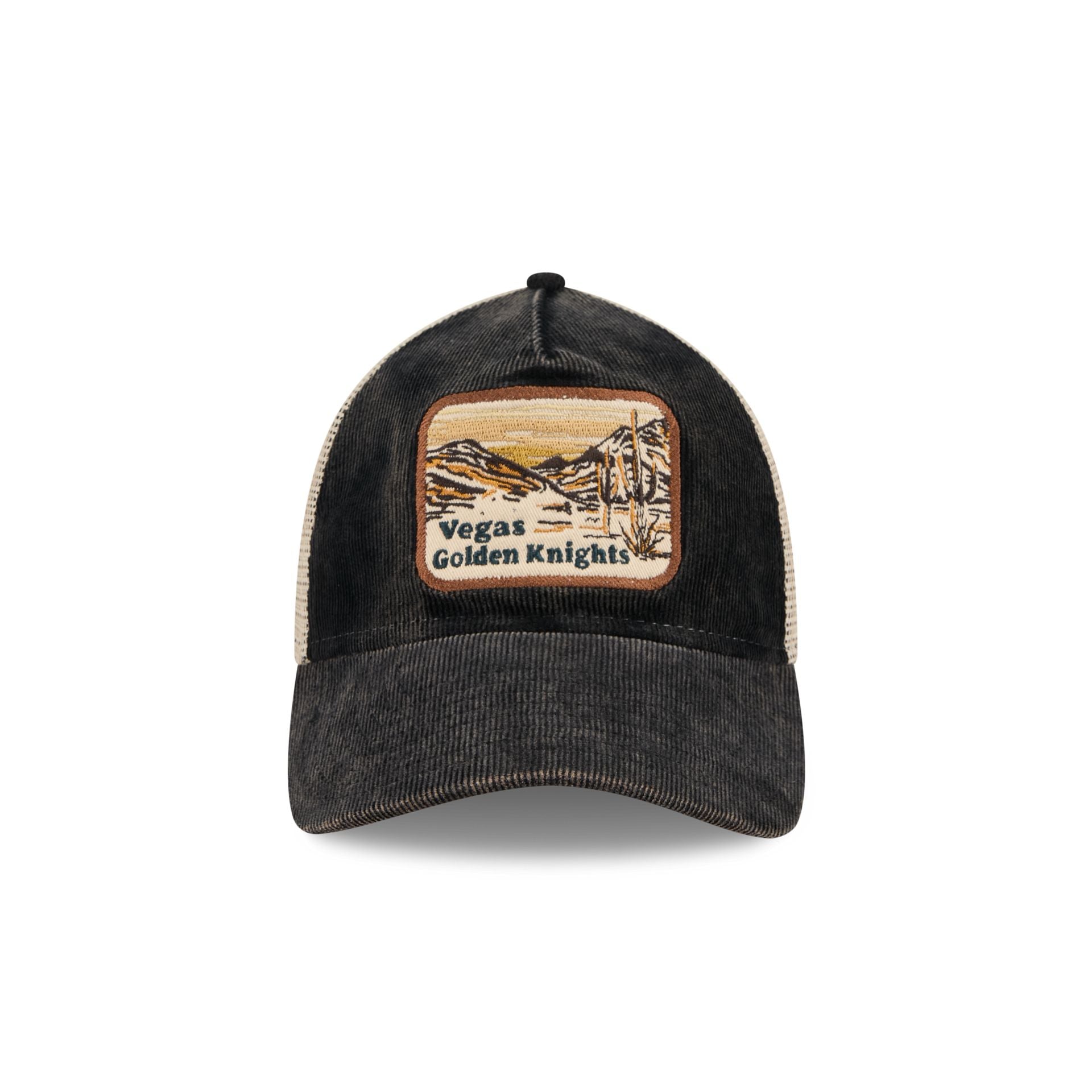 Alternative view of Vegas Golden Knights Vintage Landscape 9Twenty A-Frame Trucker Hat
