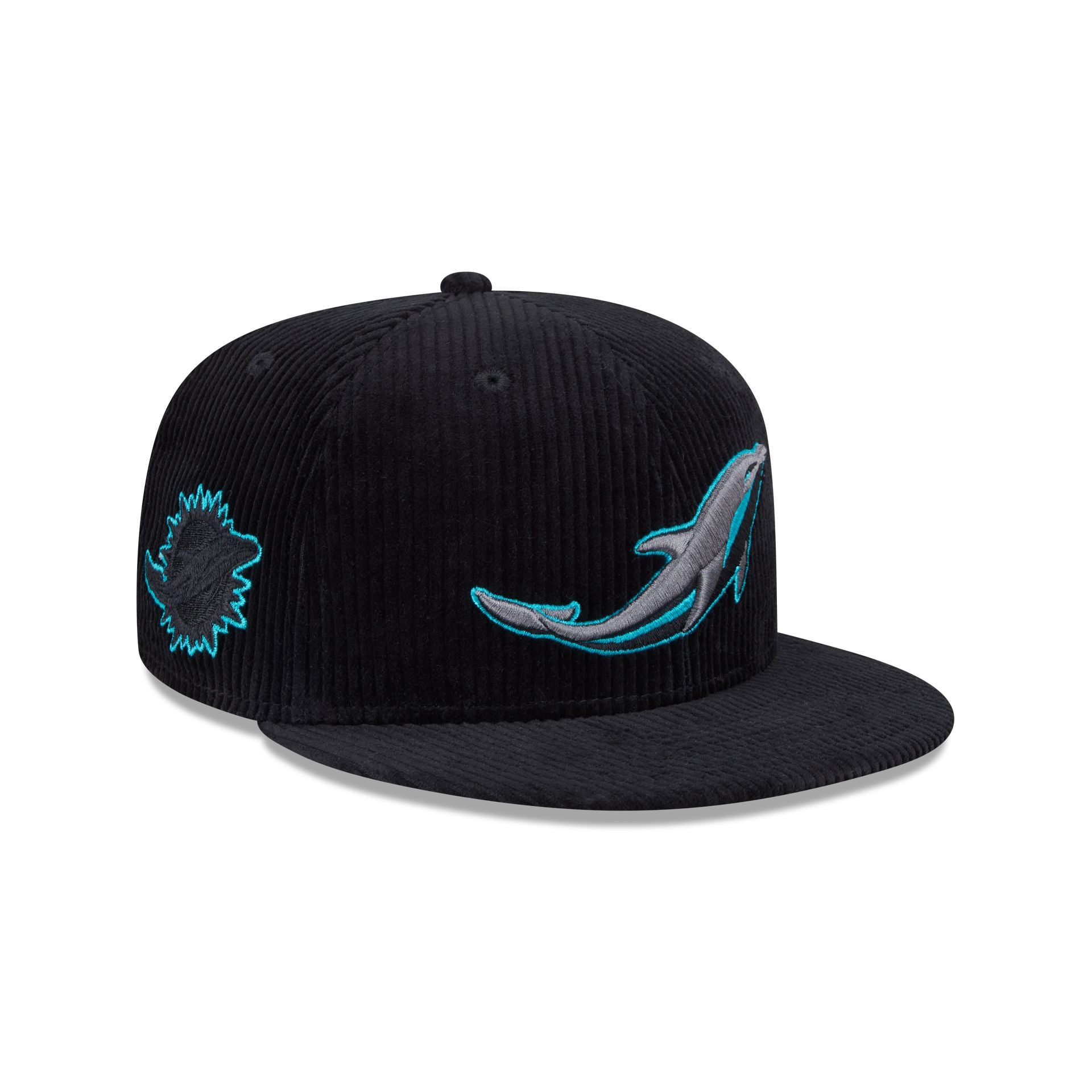 Miami Dolphins Color Pop Cord 59Fifty Fitted Hat