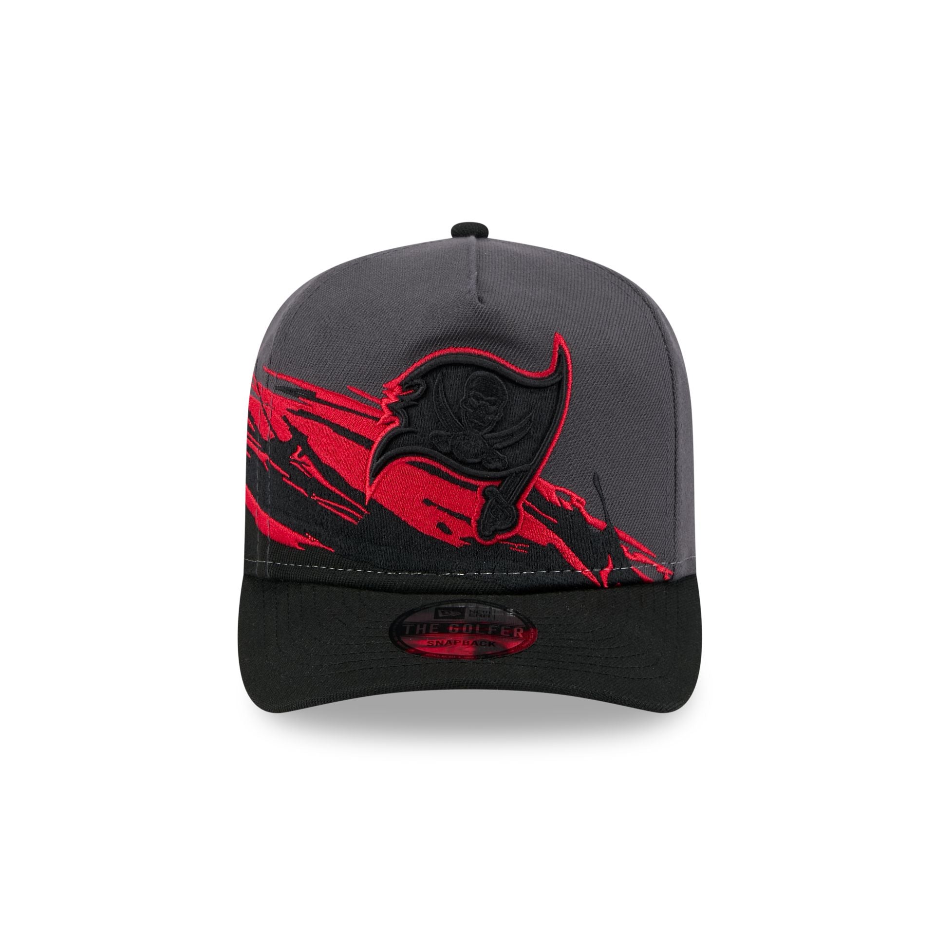 Alternative view of Tampa Bay Buccaneers Graphite Brushstroke Golfer Hat
