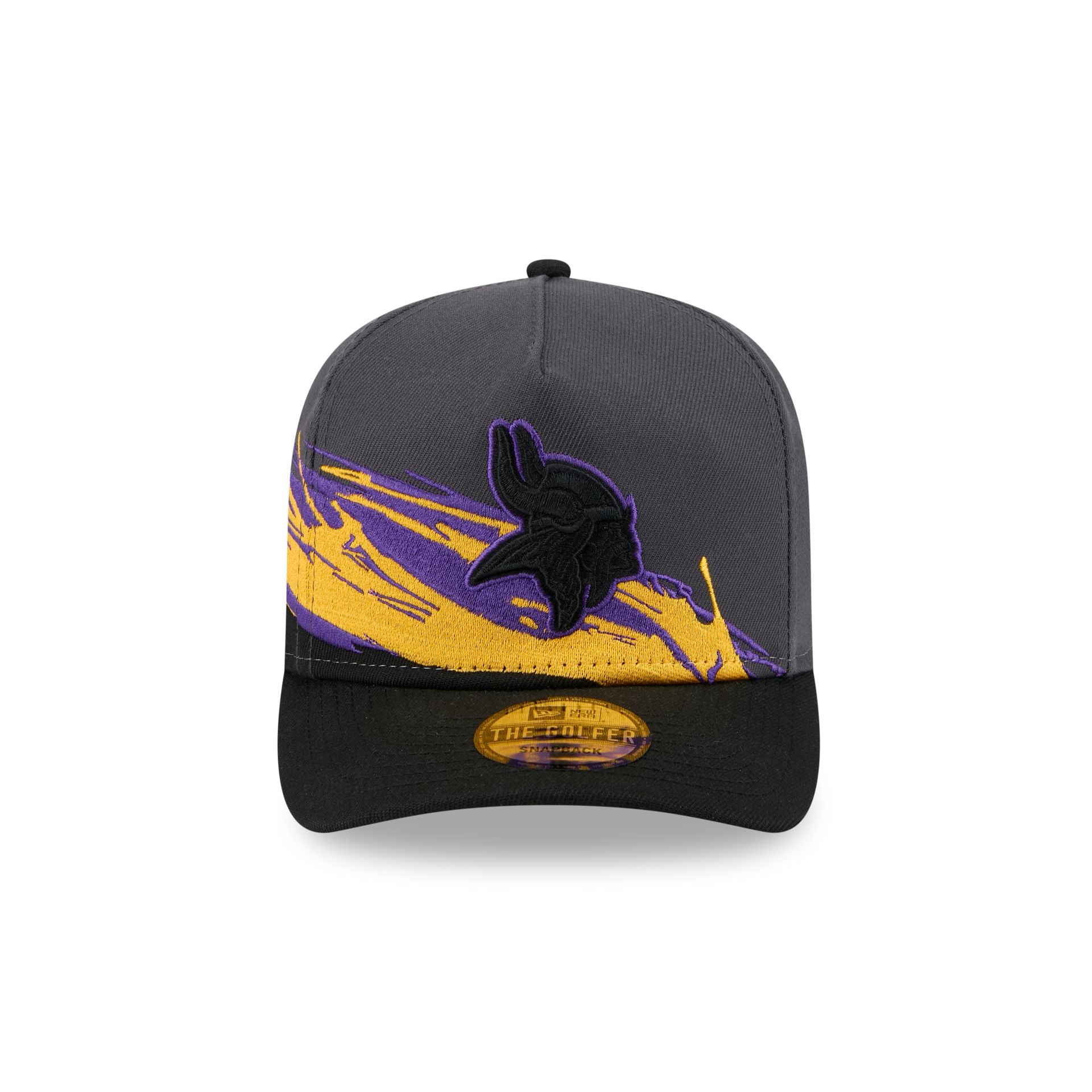 Alternative view of Minnesota Vikings Graphite Brushstroke Golfer Hat