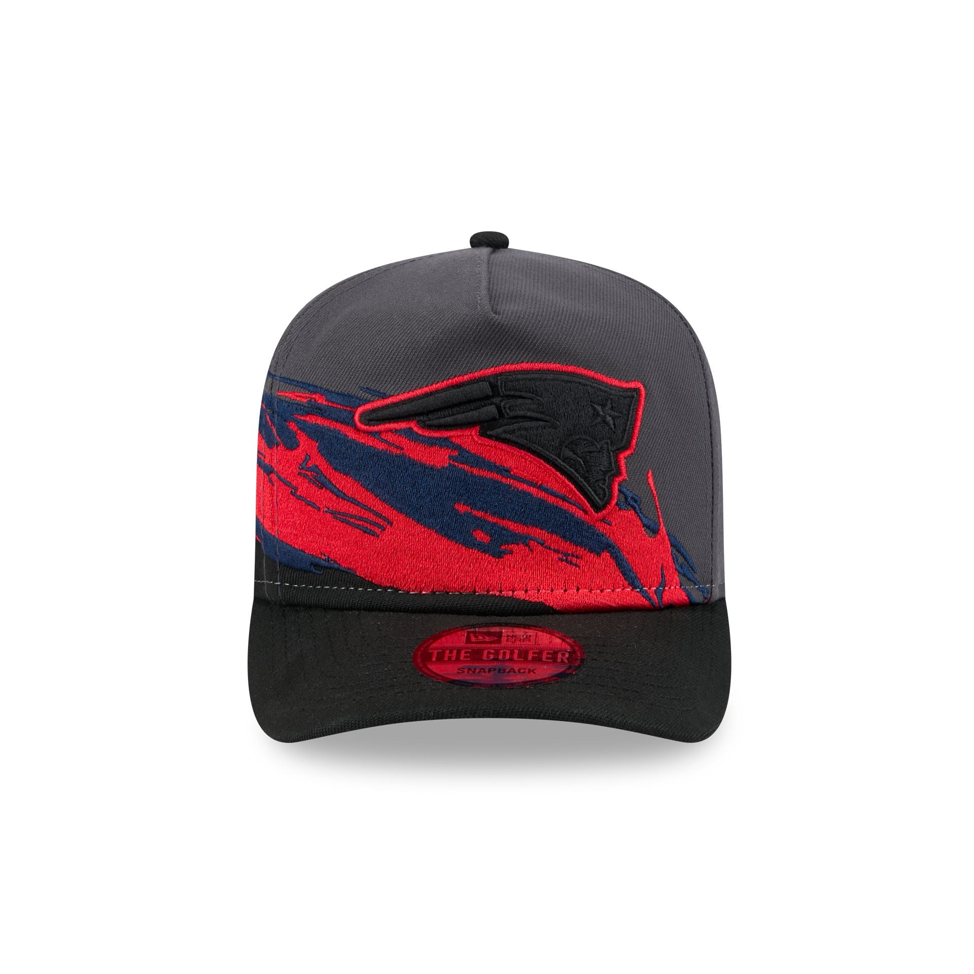 Alternative view of New England Patriots Graphite Brushstroke Golfer Hat