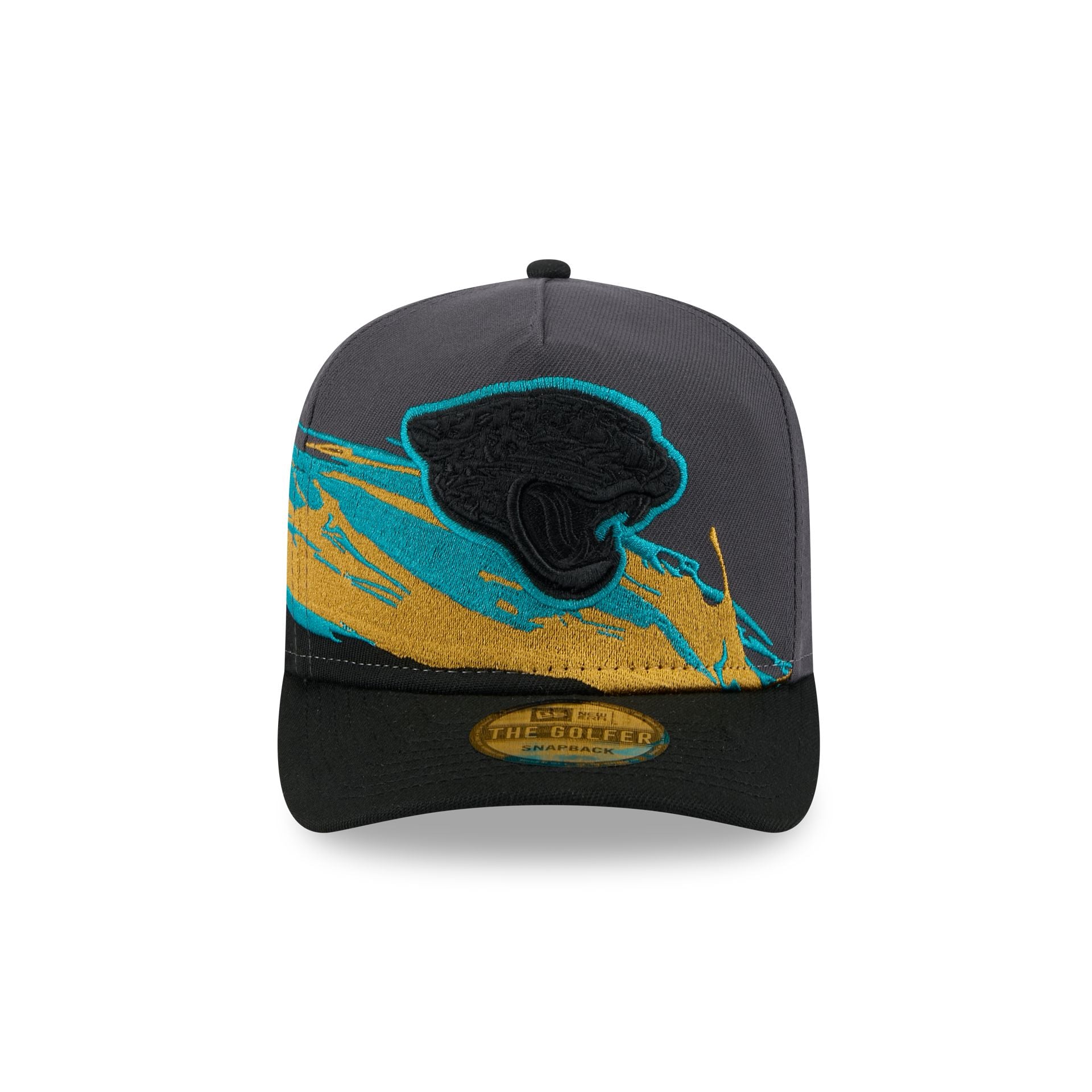 Alternative view of Jacksonville Jaguars Graphite Brushstroke Golfer Hat