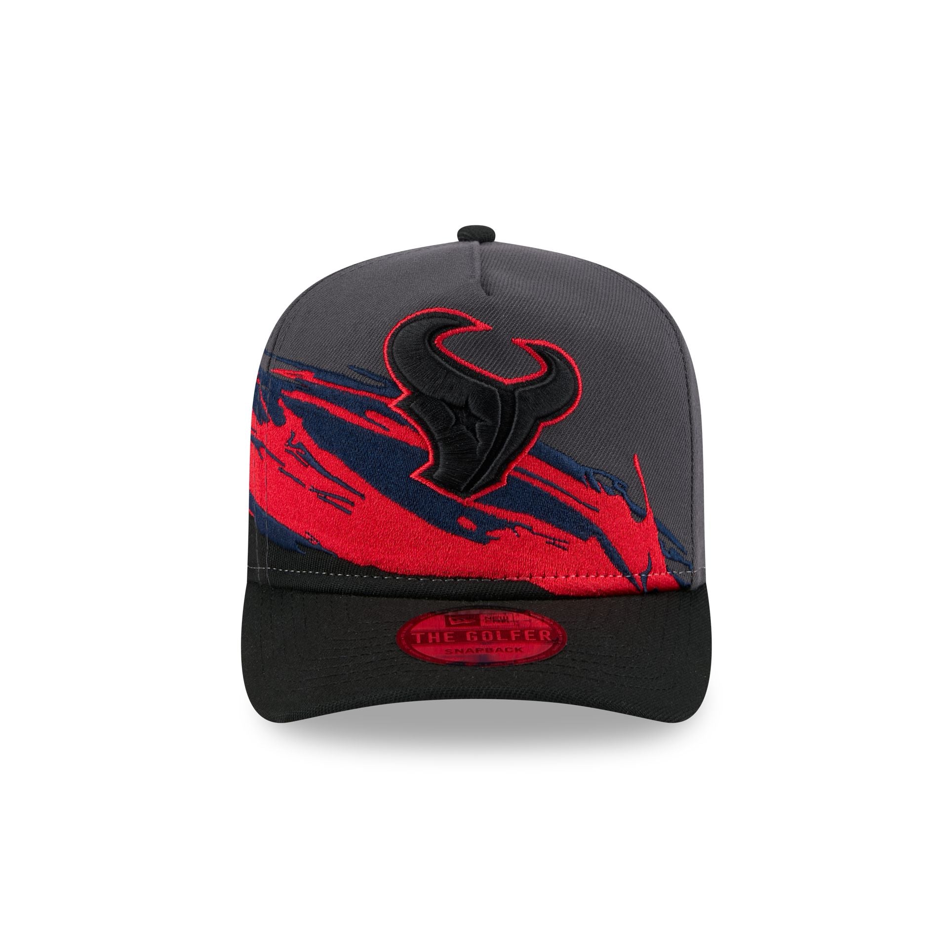 Alternative view of Houston Texans Graphite Brushstroke Golfer Hat