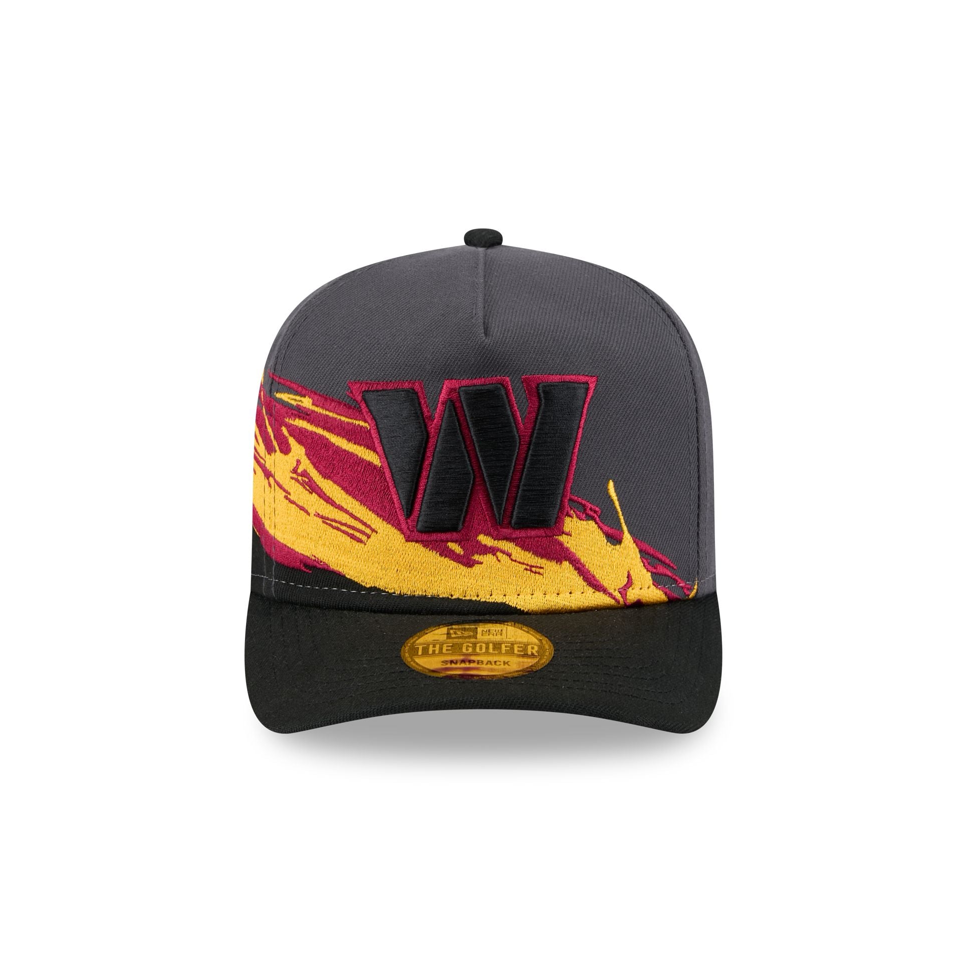 Alternative view of Washington Commanders Graphite Brushstroke Golfer Hat