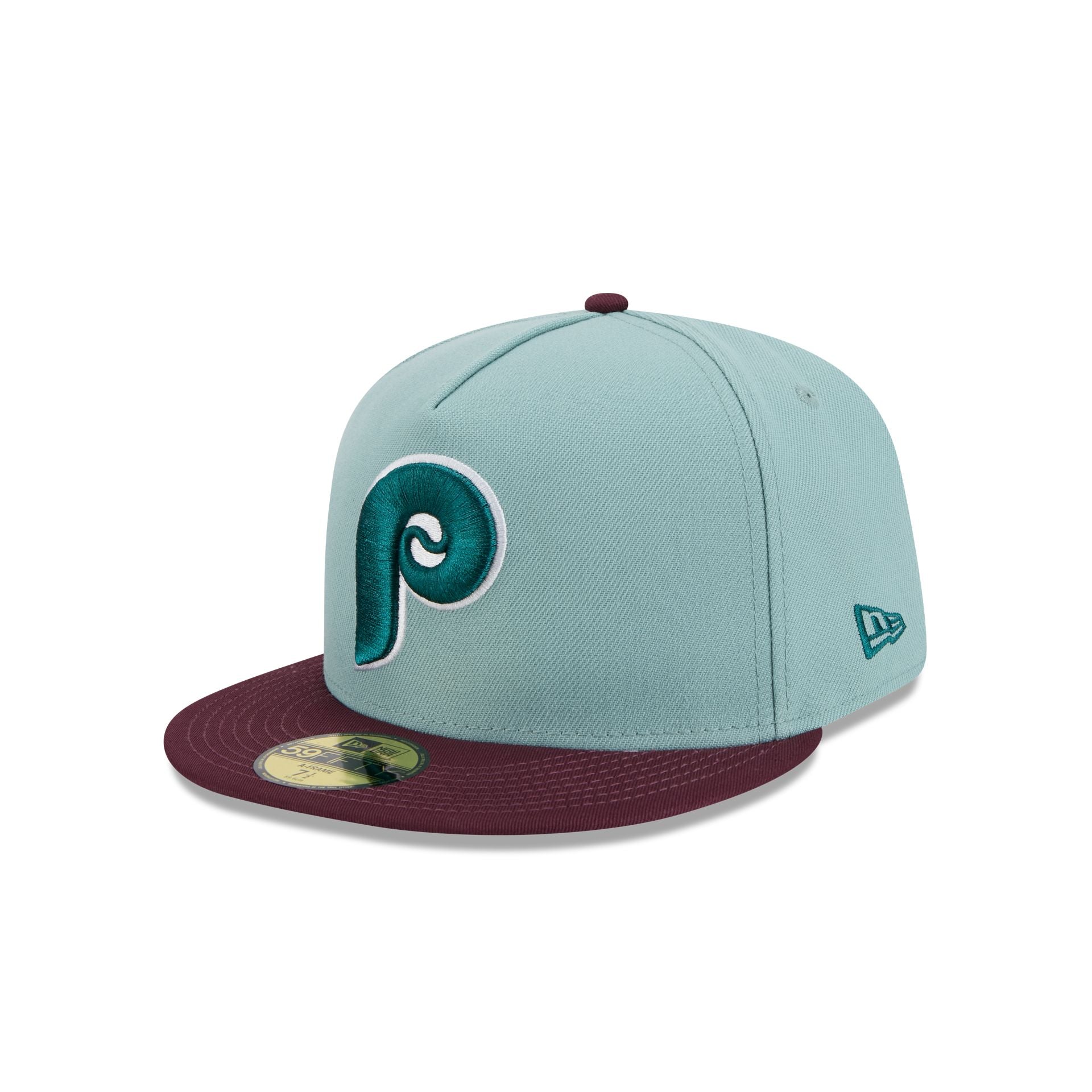 Philadelphia Phillies Beach Kiss Blue 59Fifty A-Frame Fitted Hat - Image 3