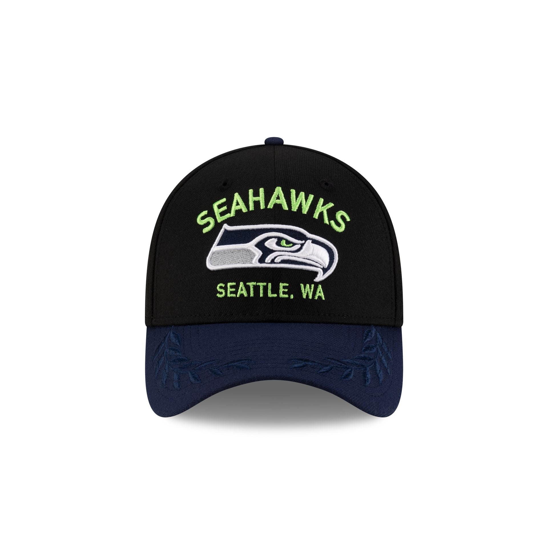 Alternative view of Seattle Seahawks 2025 Draft 39Thirty Stretch Fit Hat