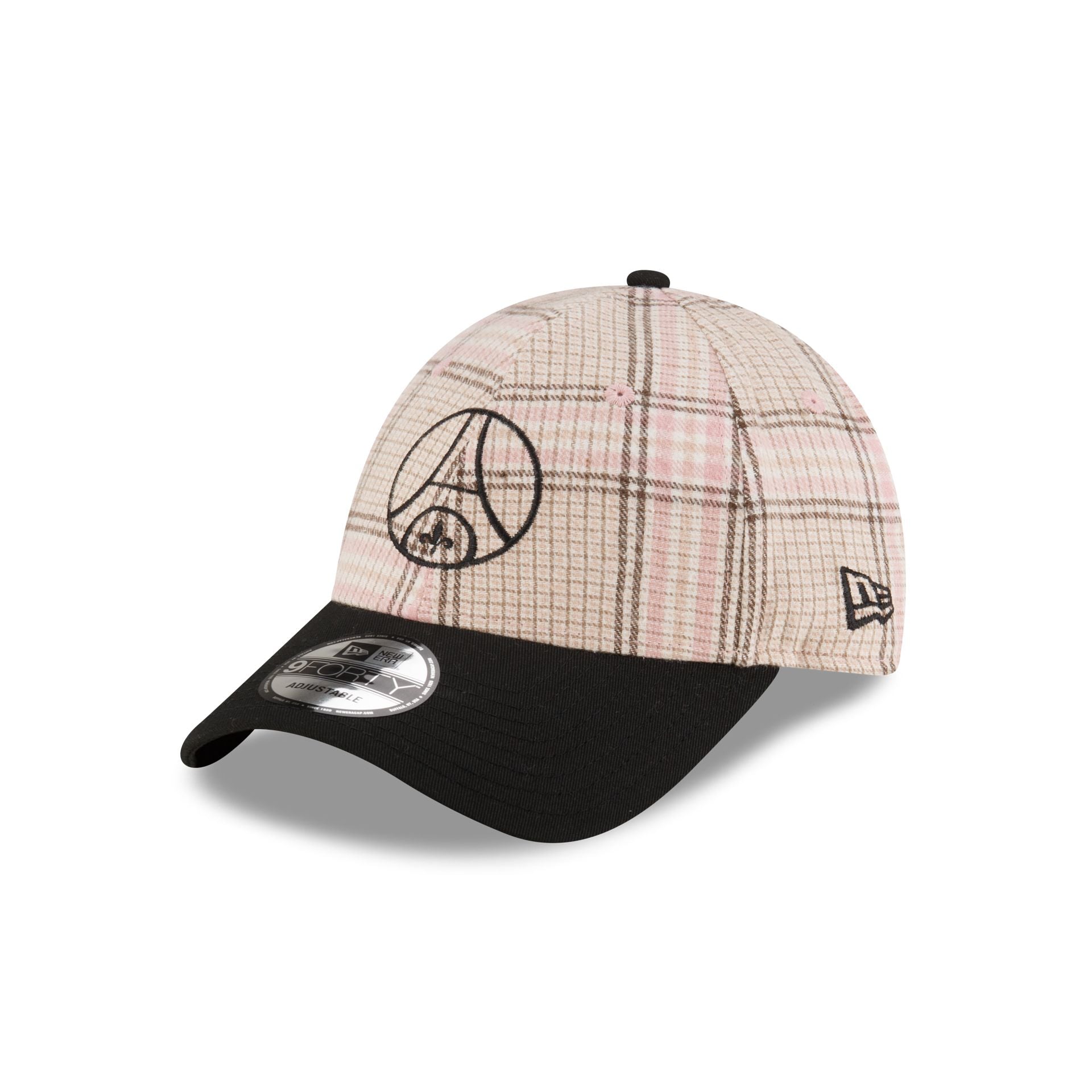 Paris Saint-Germain Plaid 9Forty Adjustable Hat