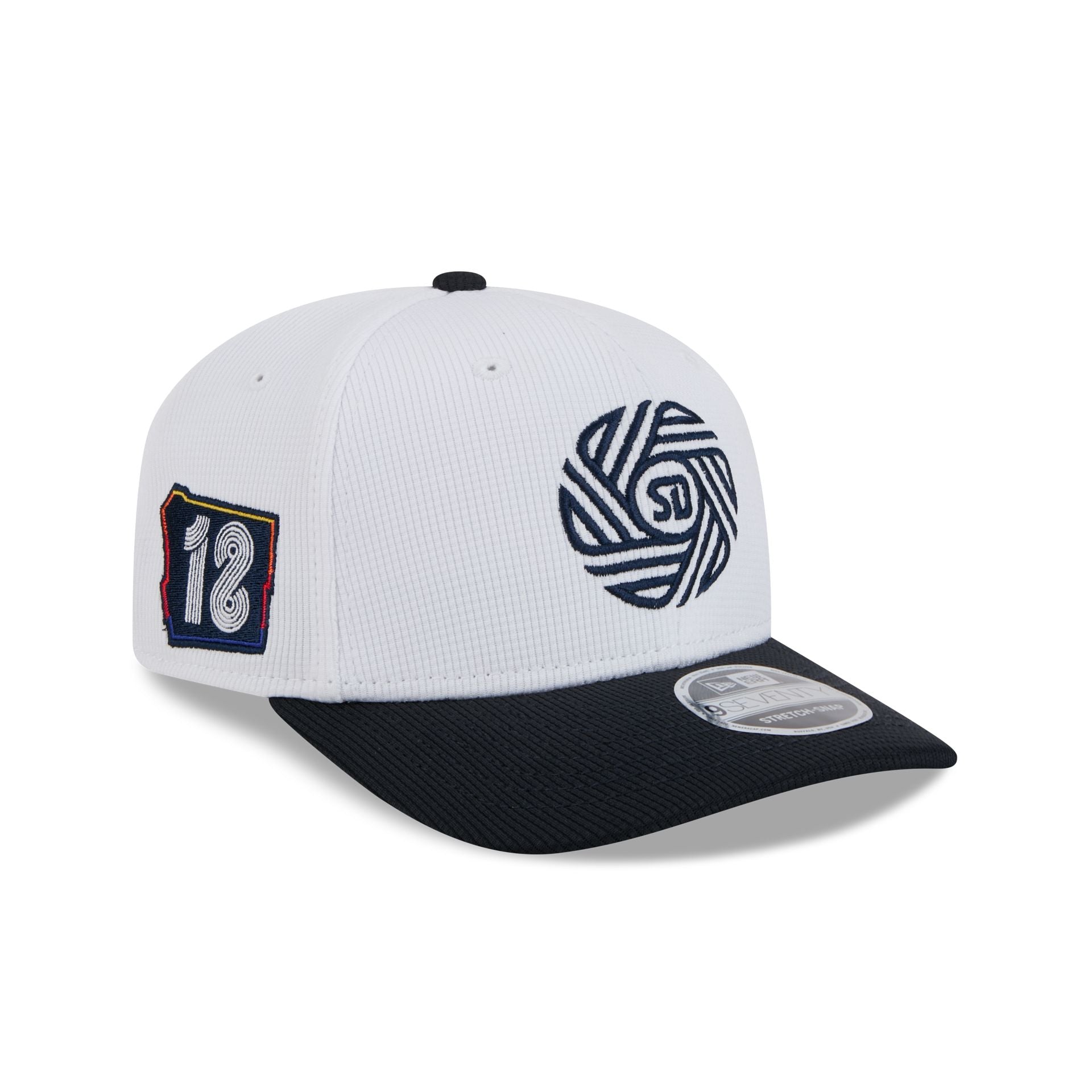 San Diego Fc 2025 Jersey Hook White 9Seventy Stretch-Snap Hat