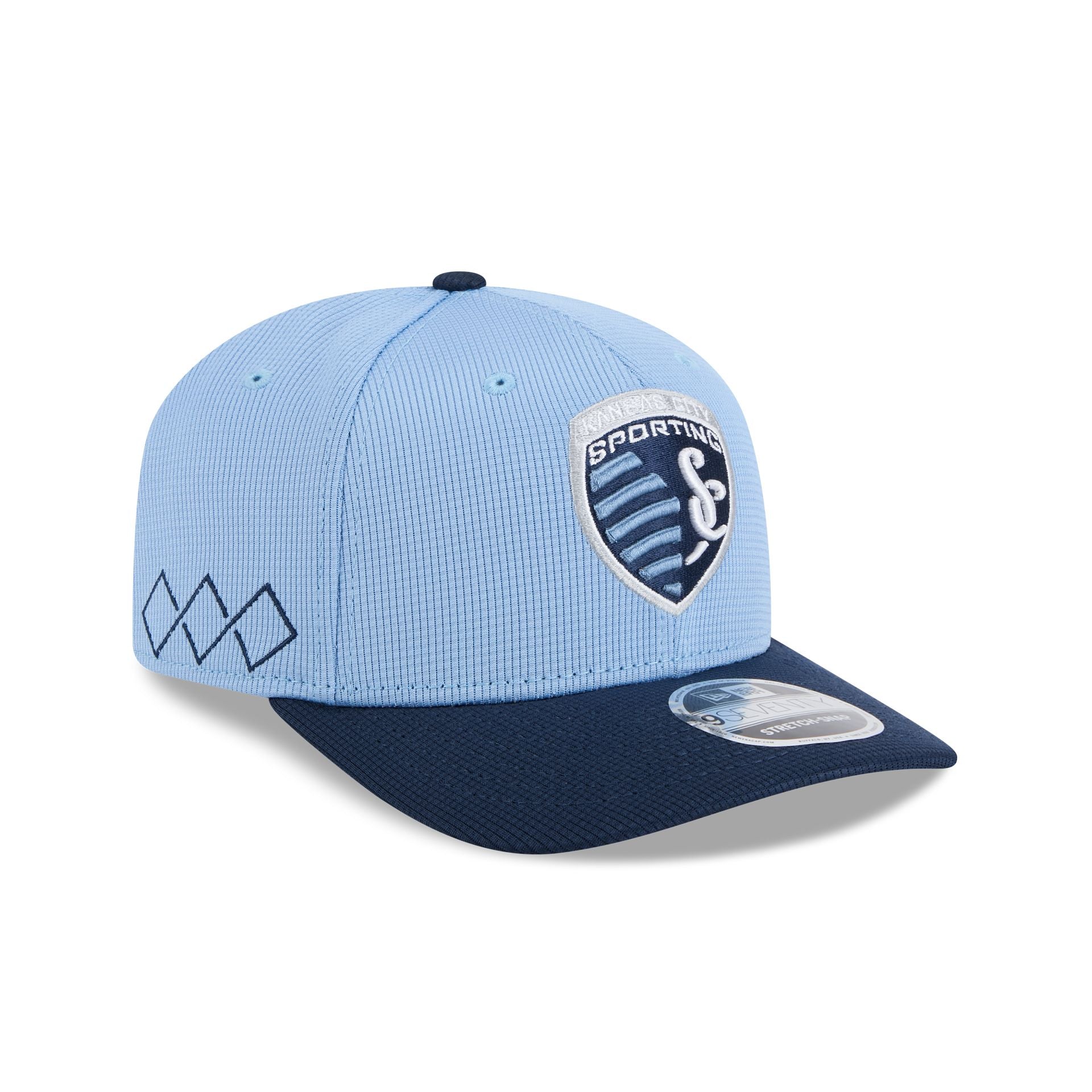 Sporting Kansas City 2025 Jersey Hook 9Seventy Stretch-Snap Hat