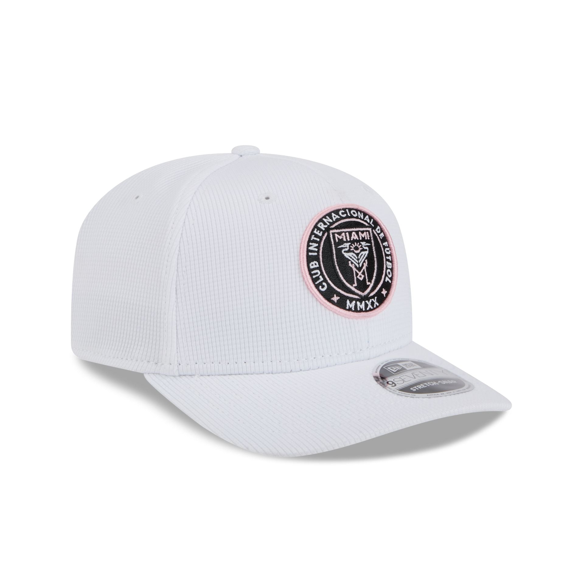 Alternative view of Inter Miami 2025 Jersey Hook White 9Seventy Stretch-Snap Hat