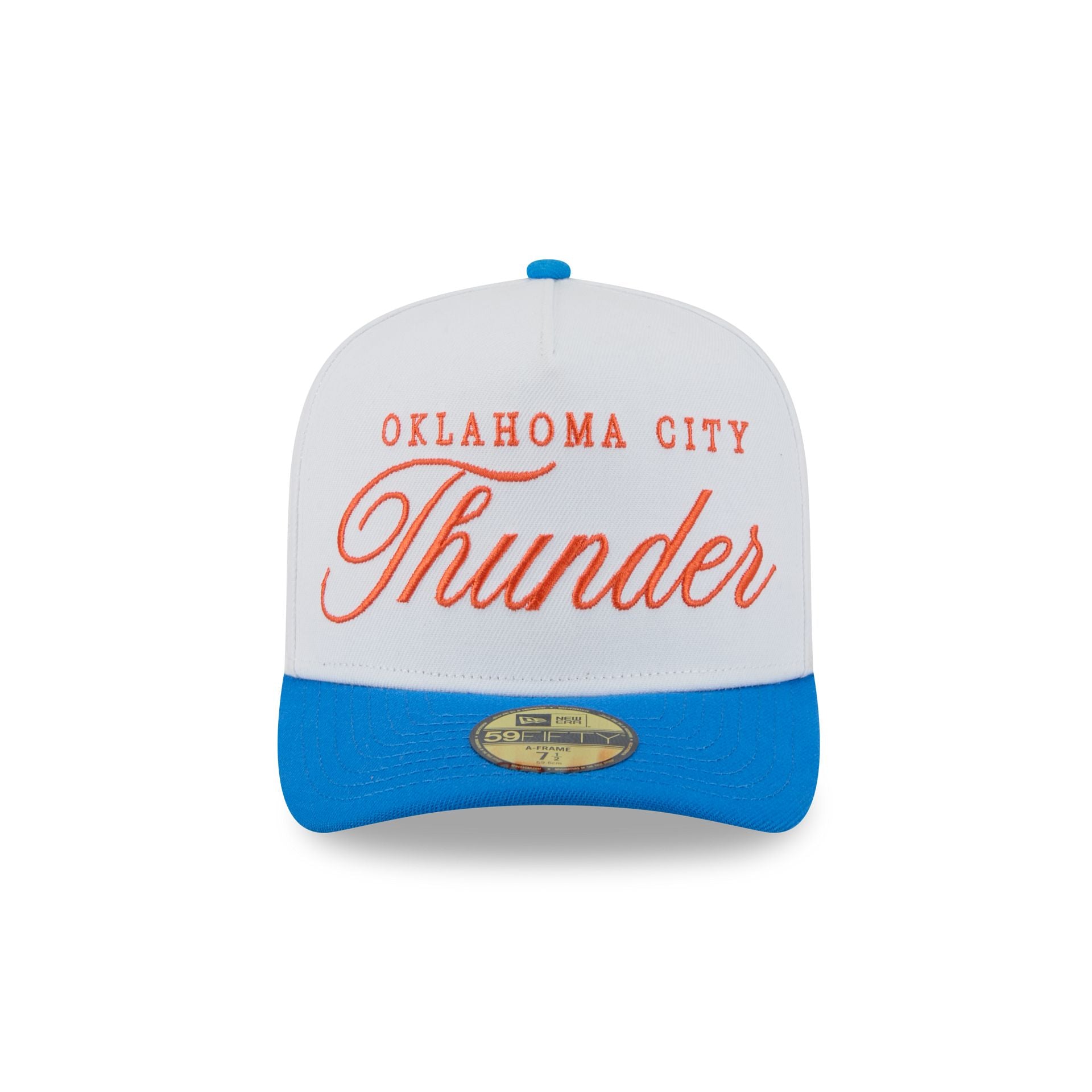 Alternative view of Oklahoma City Thunder 2025 Draft 59Fifty A-Frame Fitted Hat
