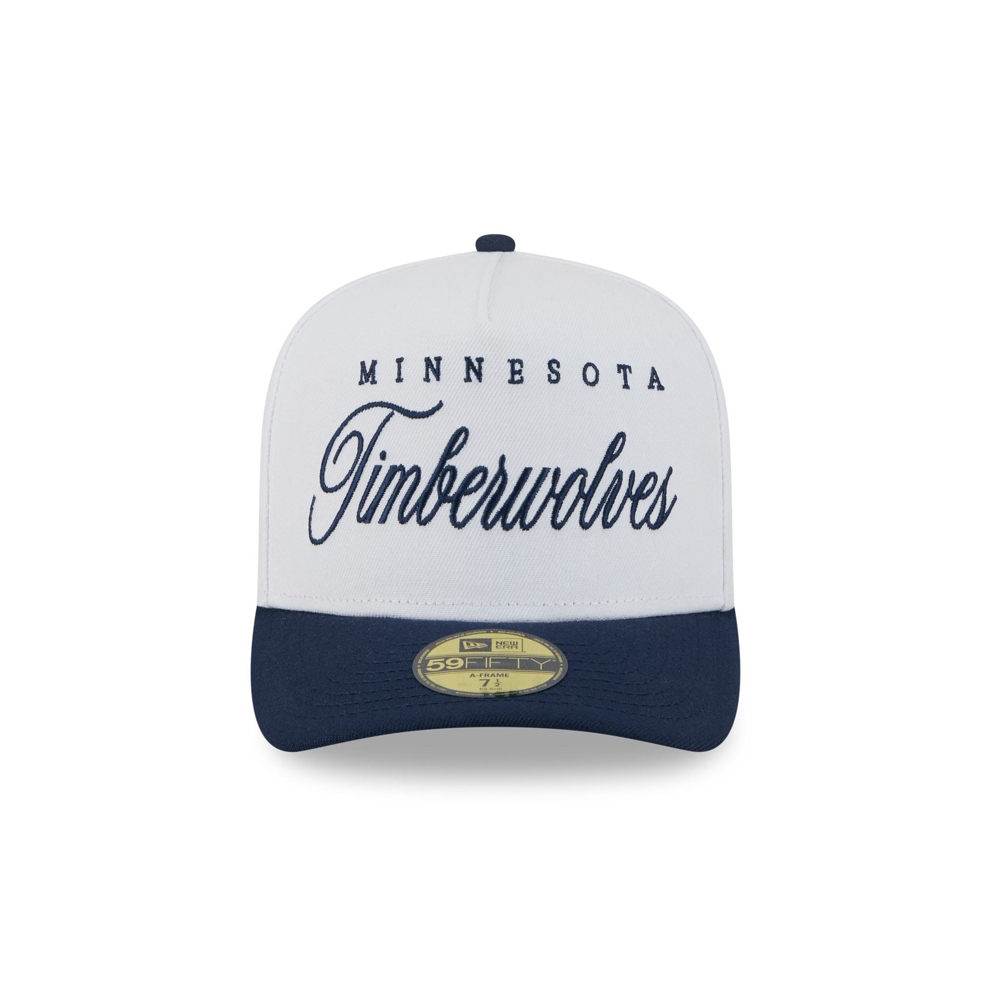 Alternative view of Minnesota Timberwolves 2025 Draft 59Fifty A-Frame Fitted Hat