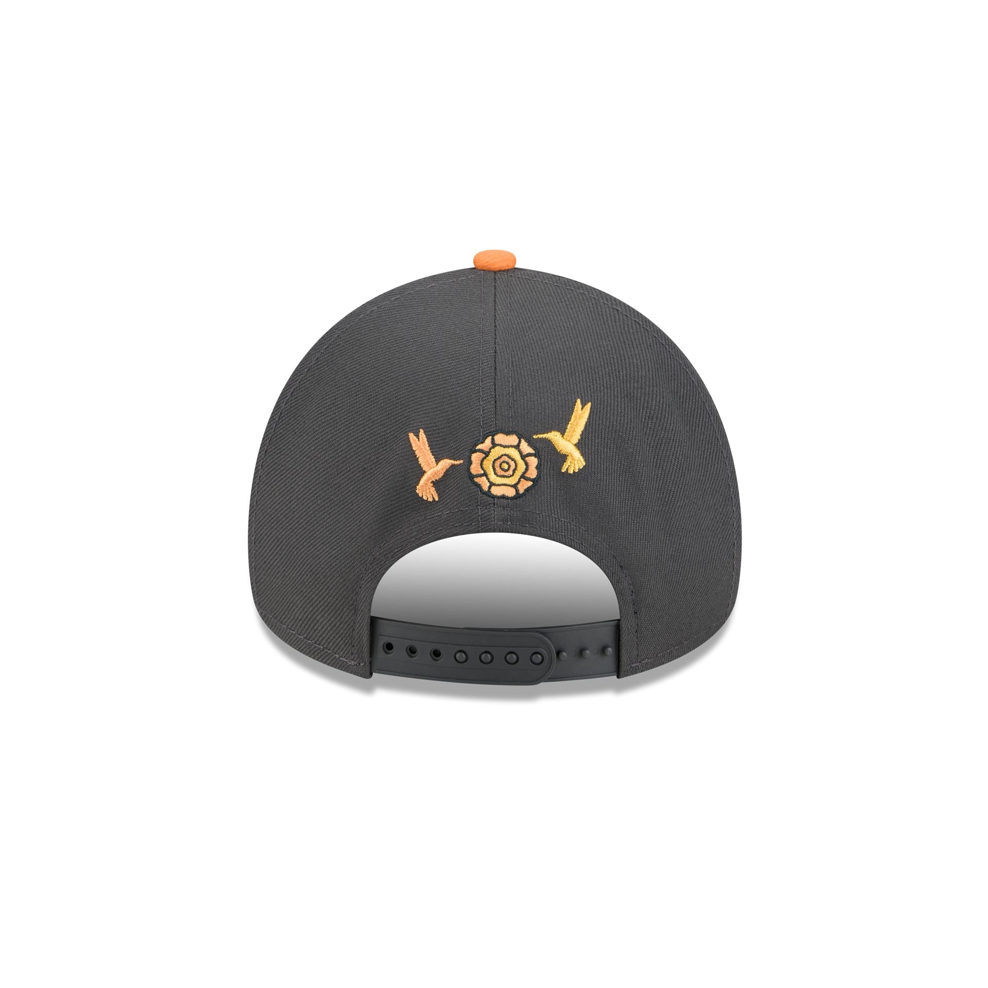 New York Yankees Day Of The Dead Graphite 9Forty A-Frame Snapback Hat - Image 6