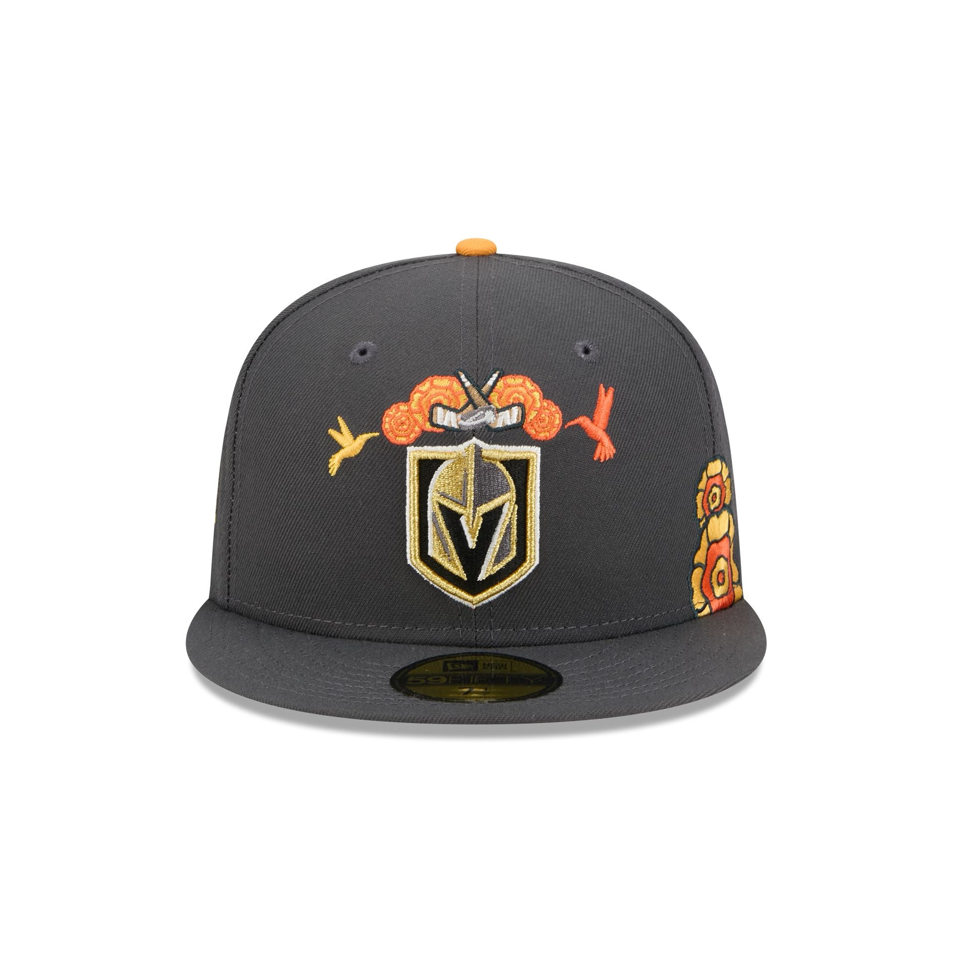 Alternative view of Vegas Golden Knights Day Of The Dead Graphite 59Fifty Fitted Hat