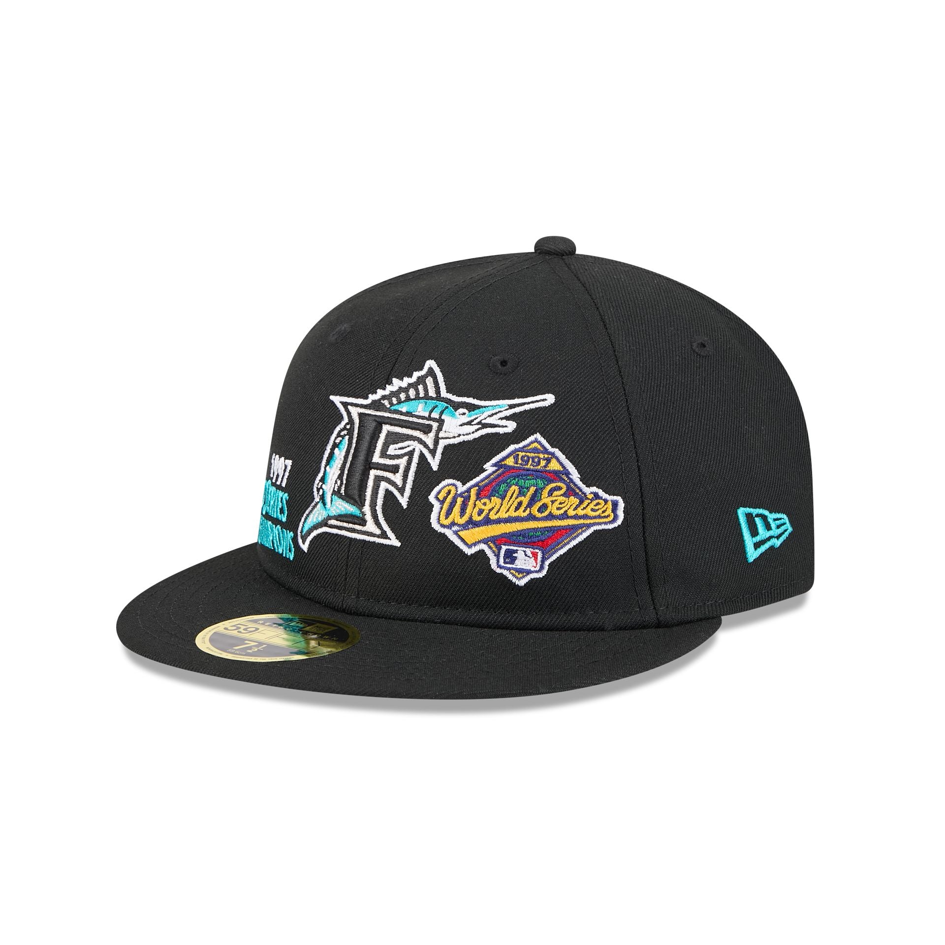Miami Marlins Championship Pack Retro Crown 59Fifty Fitted Hat