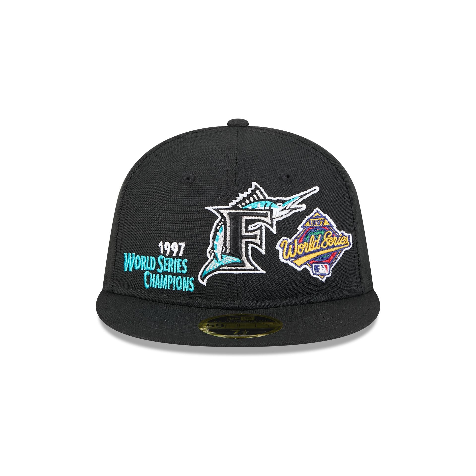 Alternative view of Miami Marlins Championship Pack Retro Crown 59Fifty Fitted Hat