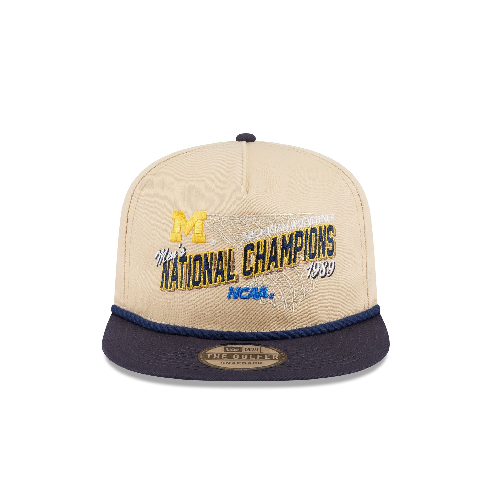 Alternative view of Michigan Wolverines 1989 National Champions Golfer Hat