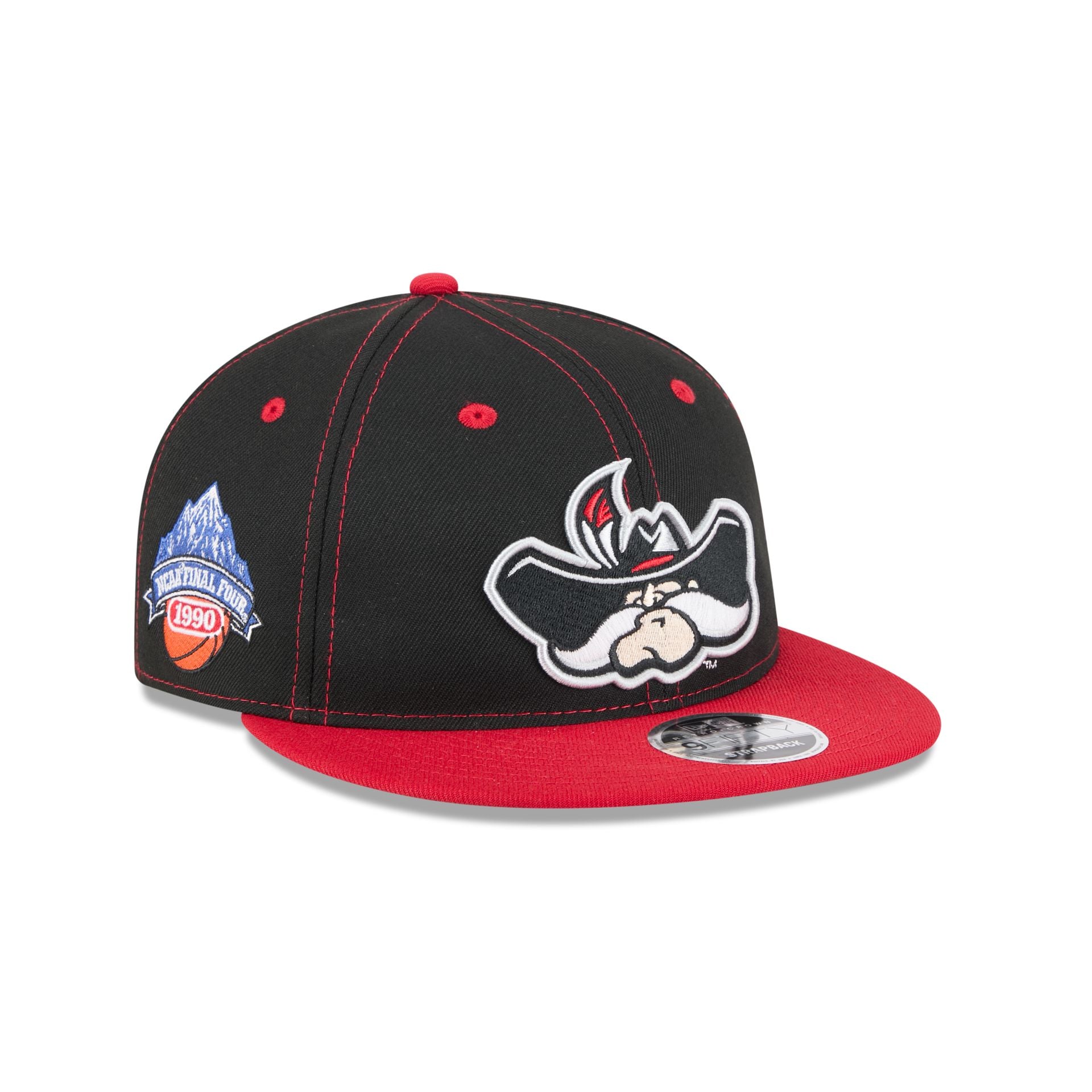 Unlv Runnin' Rebels Tournament Side Patch Retro Crown 9Fifty Strapback Hat