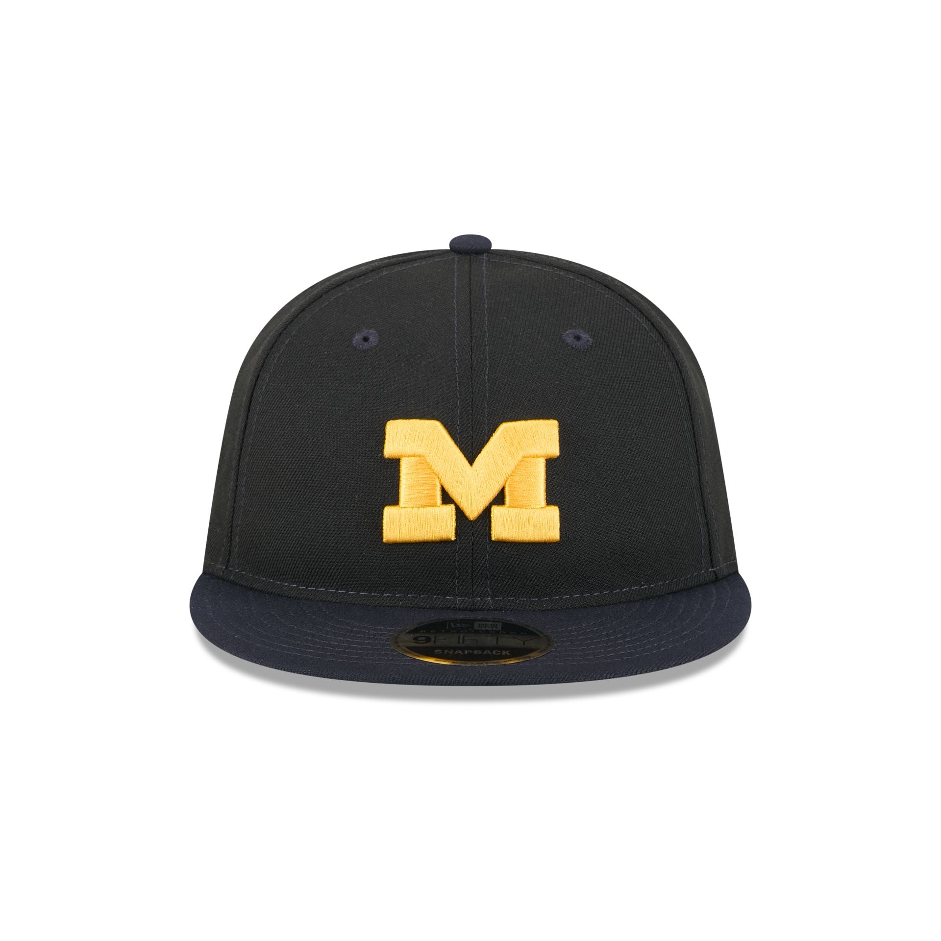 Alternative view of Michigan Wolverines Tournament Side Patch Retro Crown 9Fifty Strapback Hat