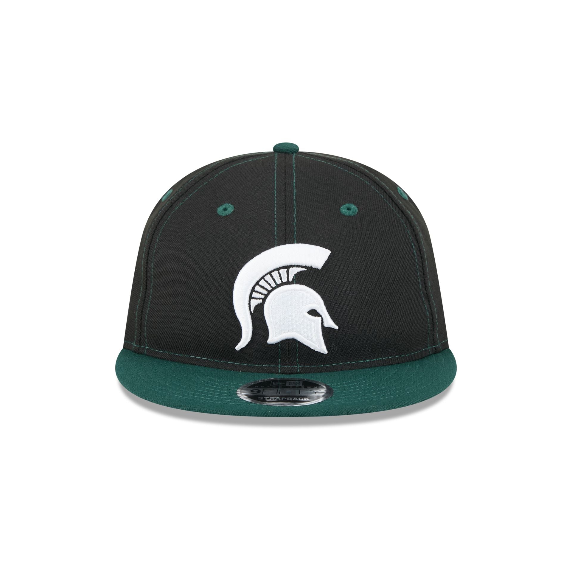 Alternative view of Michigan State Spartans Tournament Side Patch Retro Crown 9Fifty Strapback Hat
