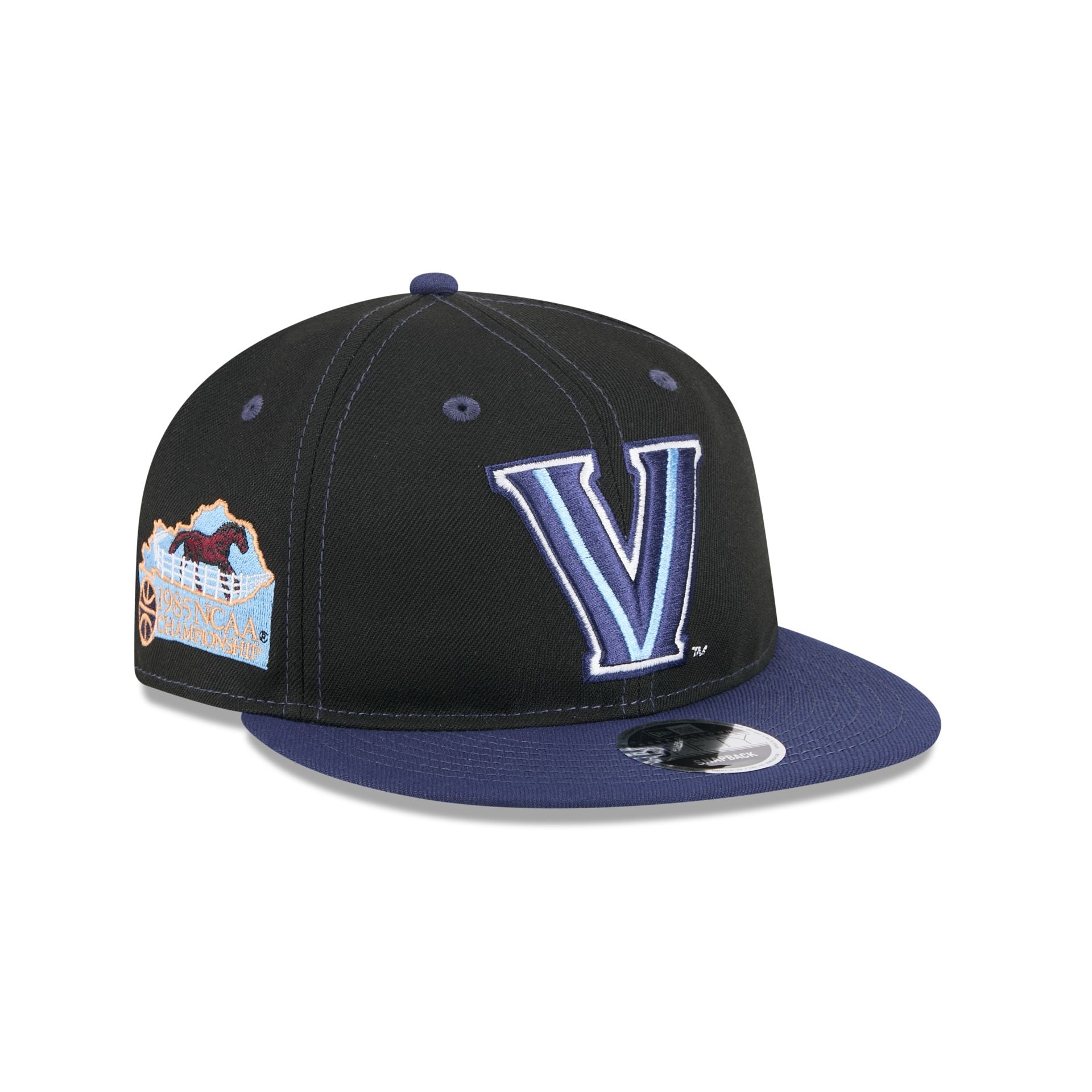 Villanova Wildcats Tournament Side Patch Retro Crown 9Fifty Strapback Hat