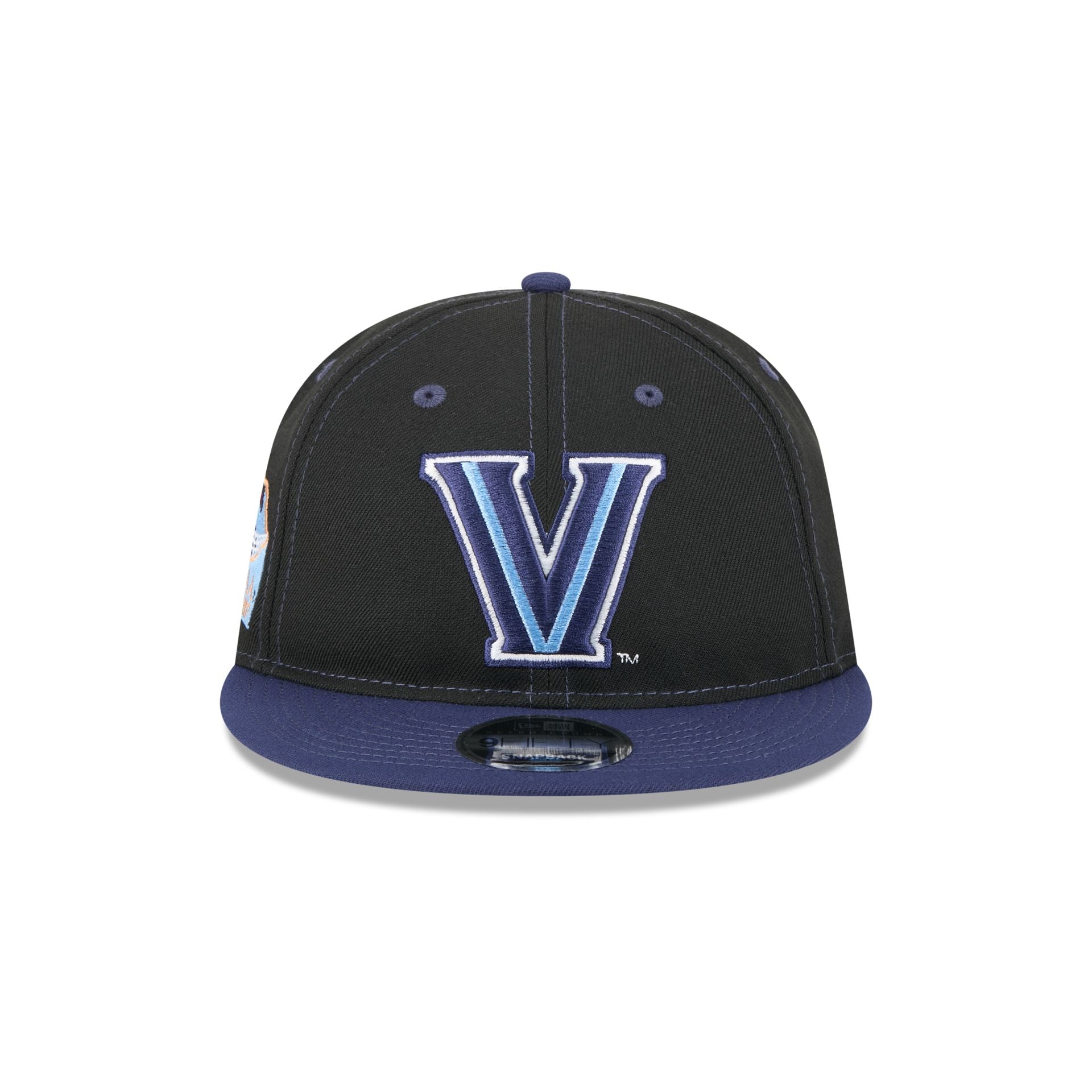 Alternative view of Villanova Wildcats Tournament Side Patch Retro Crown 9Fifty Strapback Hat