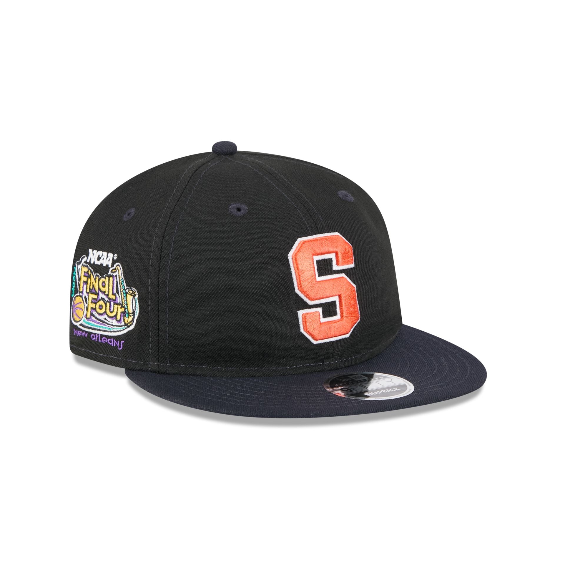 Syracuse Orange Tournament Side Patch Retro Crown 9Fifty Strapback Hat