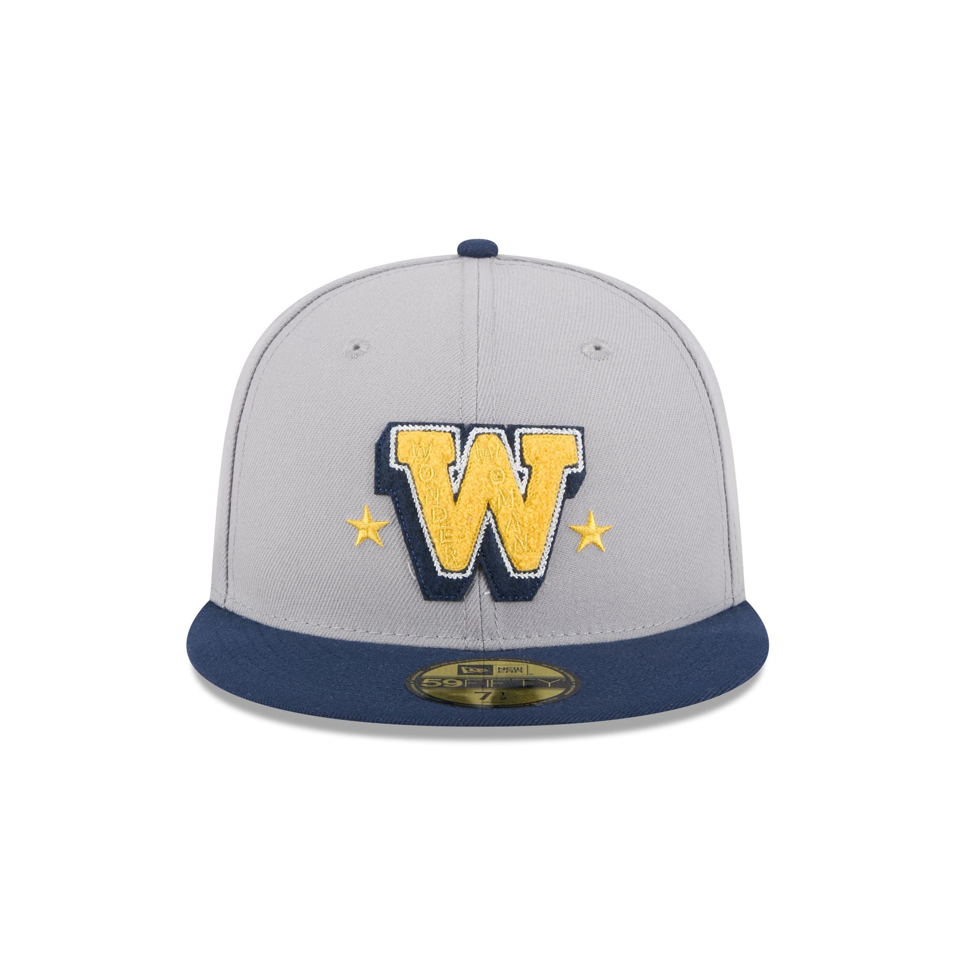 Alternative view of Wonder Woman Gray 59Fifty Fitted Hat