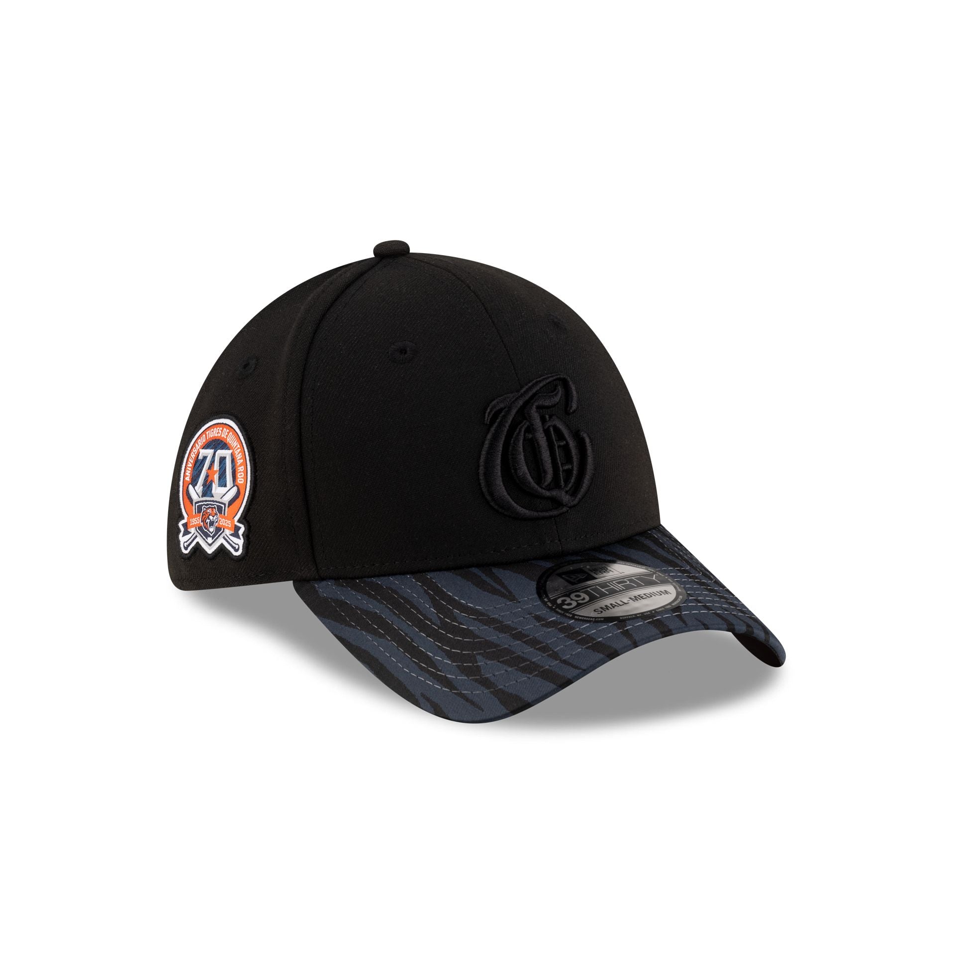 Tigres De Quintana Roo Lmb 100Th Anniversary Alt Black 39Thirty Stretch Fit Hat