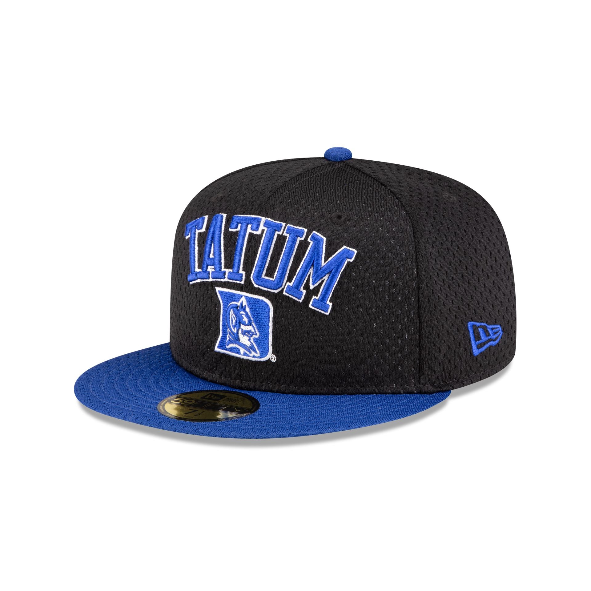 Jayson Tatum X Duke Blue Devils Black 59Fifty Fitted Hat