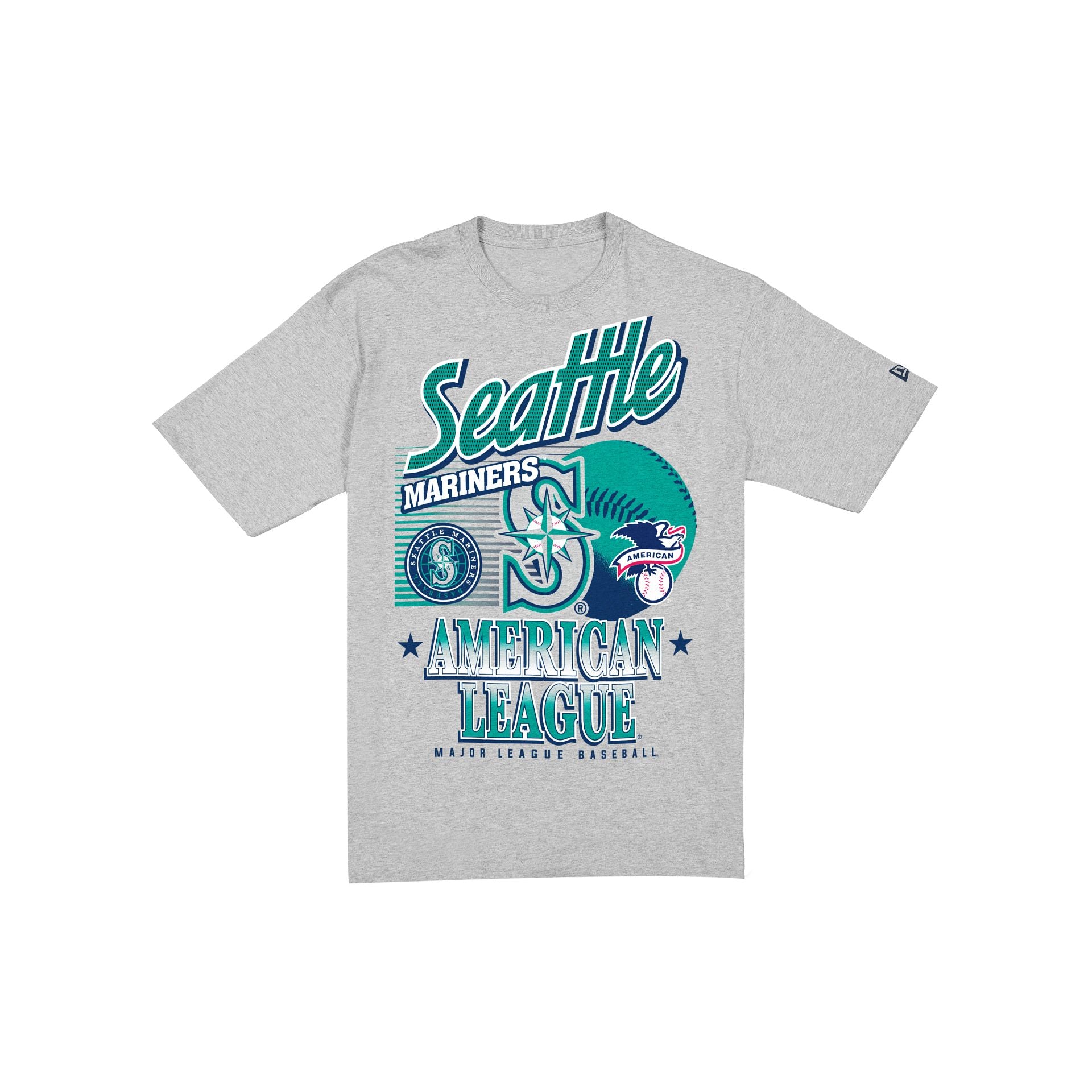 Seattle Mariners Sport Classics Heather Gray Short-Sleeve T-Shirt