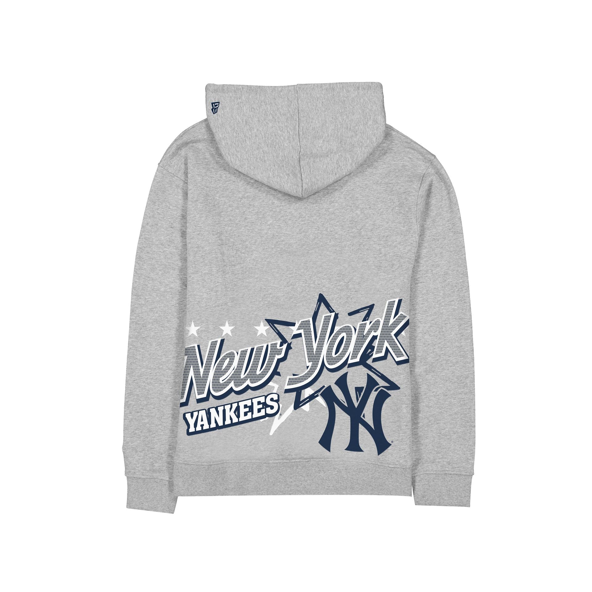 New York Yankees Sport Classics Heather Gray Hoodie - Image 2