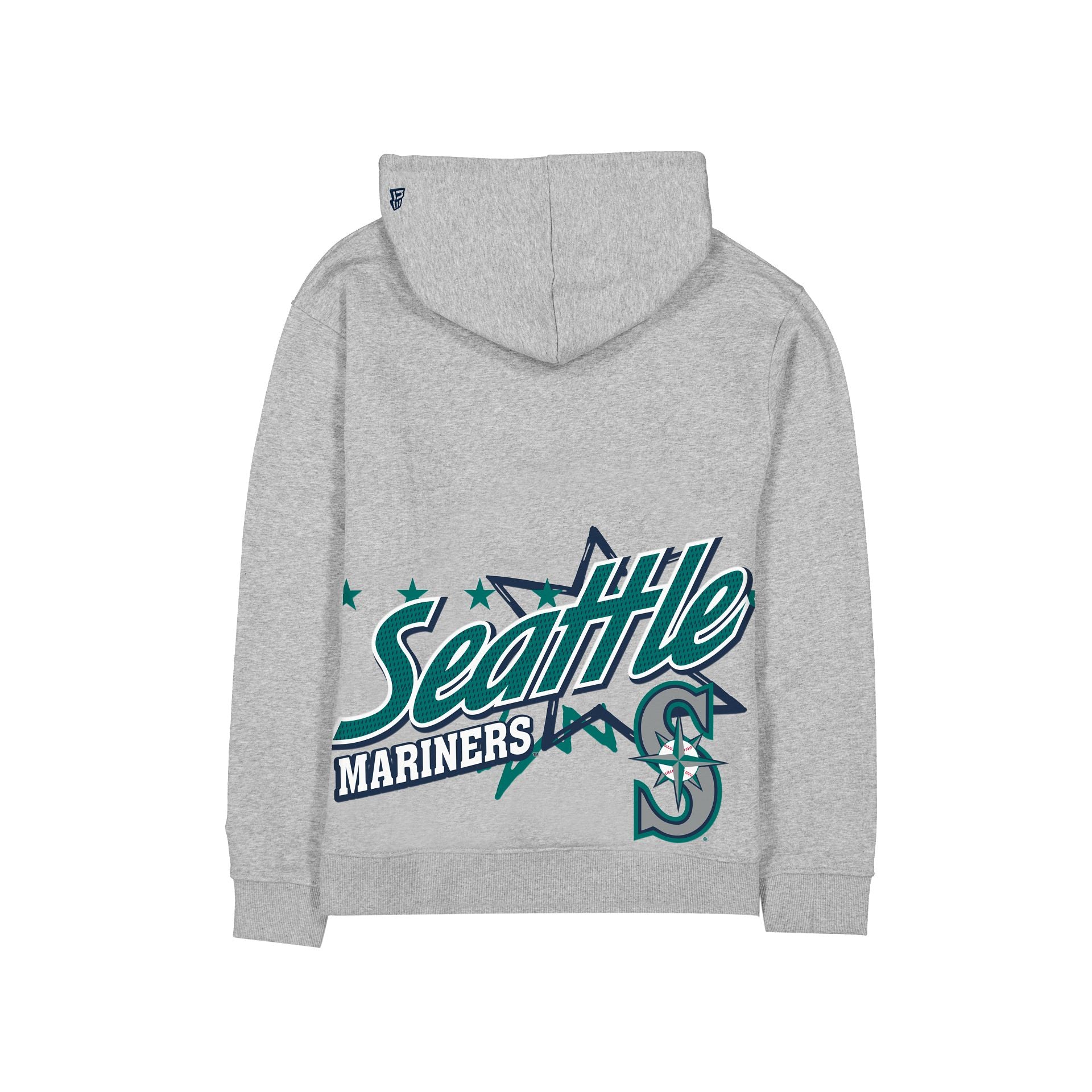 Alternative view of Seattle Mariners Sport Classics Heather Gray Hoodie
