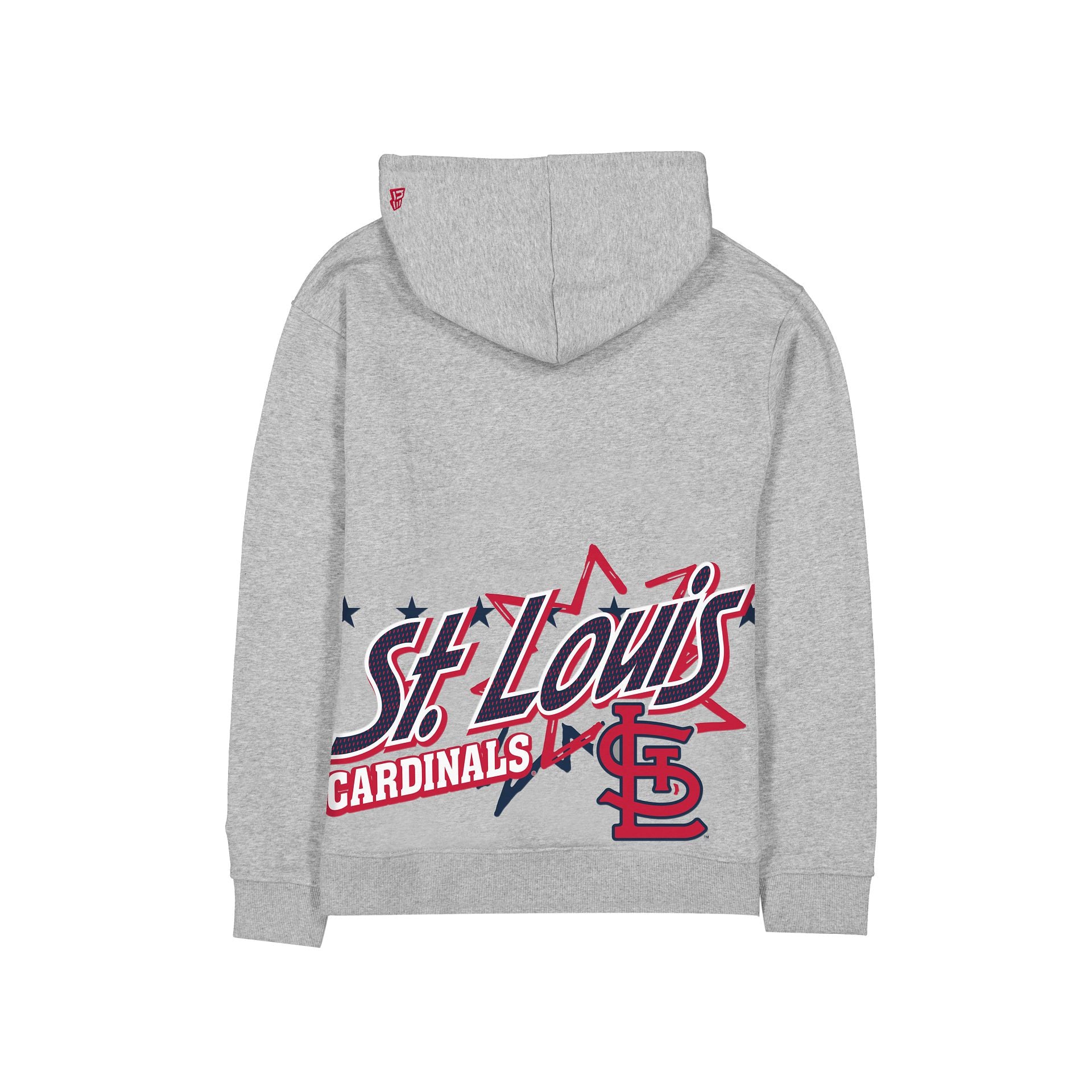 Alternative view of St. Louis Cardinals Sport Classics Heather Gray Hoodie