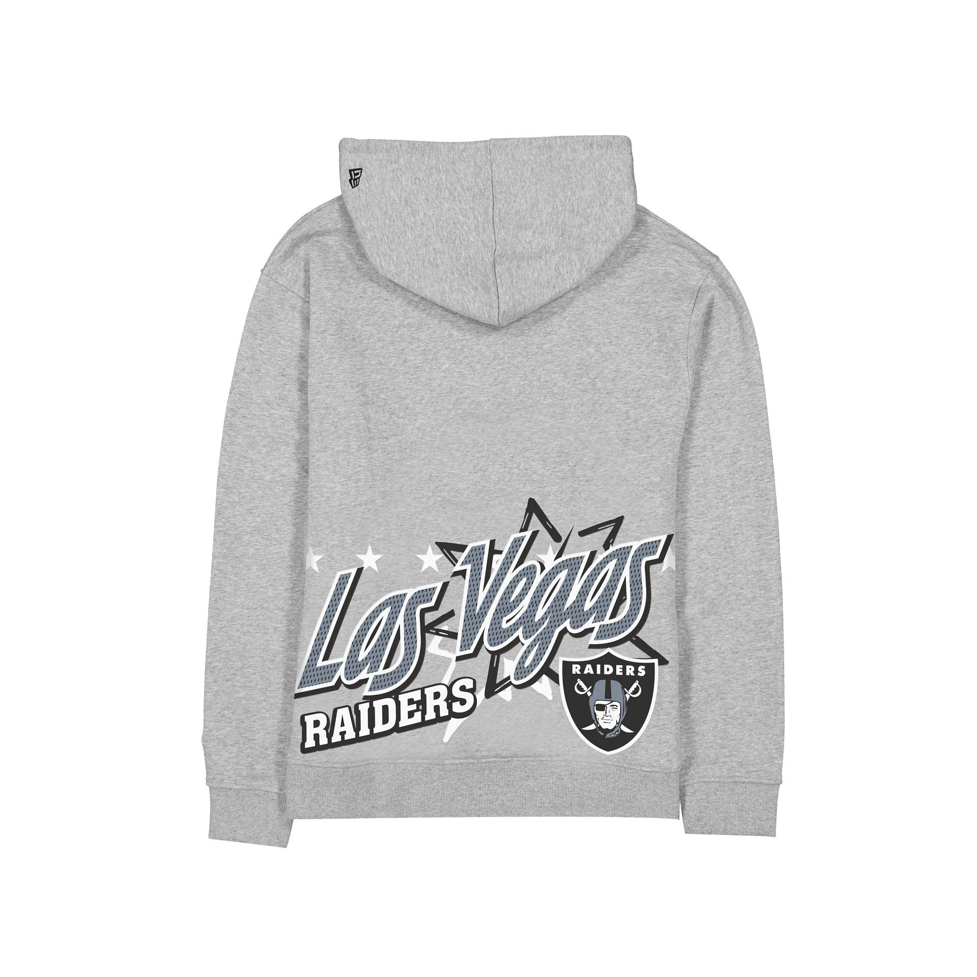 Alternative view of Las Vegas Raiders Sport Classics Heather Gray Hoodie