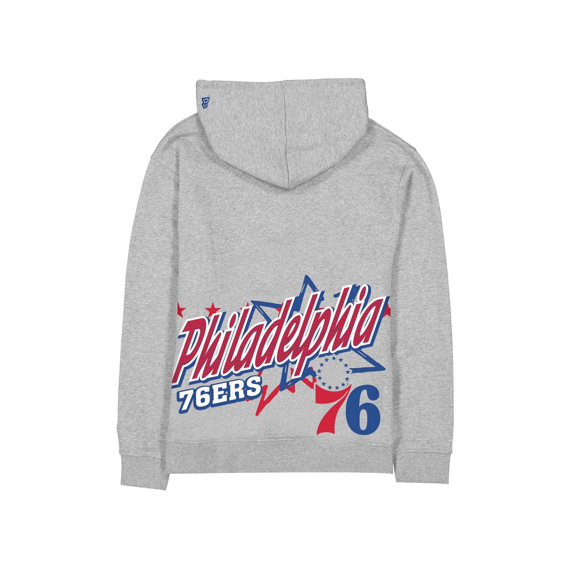 Alternative view of Philadelphia 76Ers Sport Classics Heather Gray Hoodie