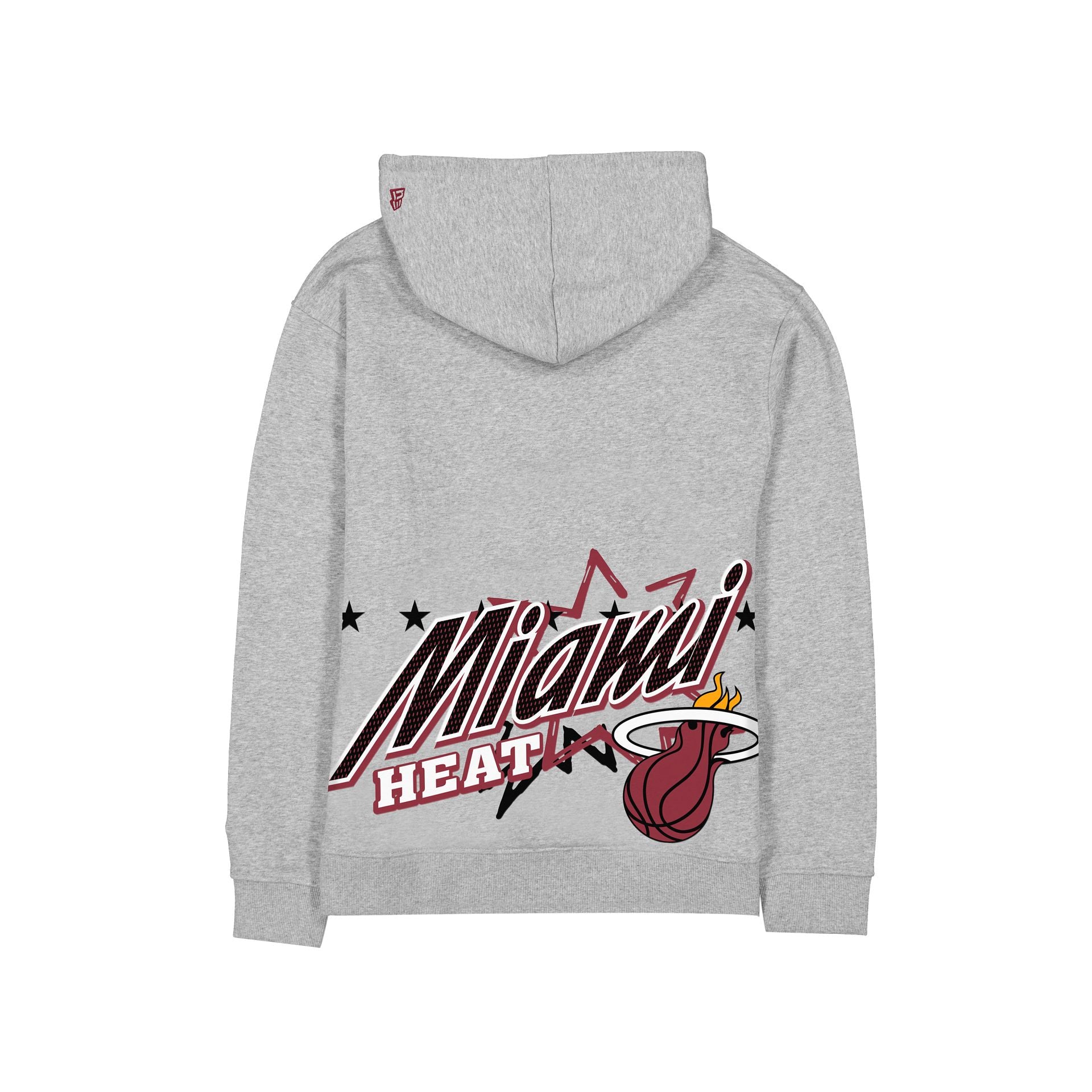 Alternative view of Miami Heat Sport Classics Heather Gray Hoodie