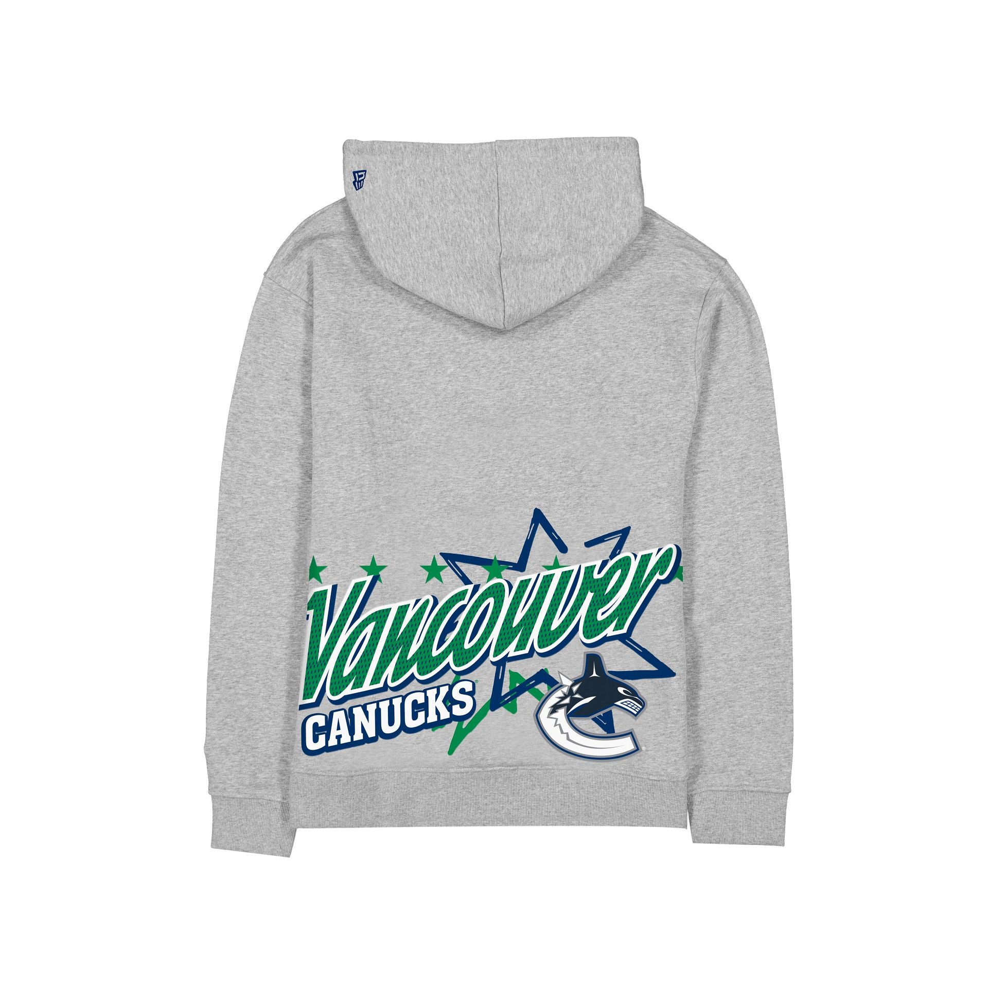 Alternative view of Vancouver Canucks Sport Classics Heather Gray Hoodie