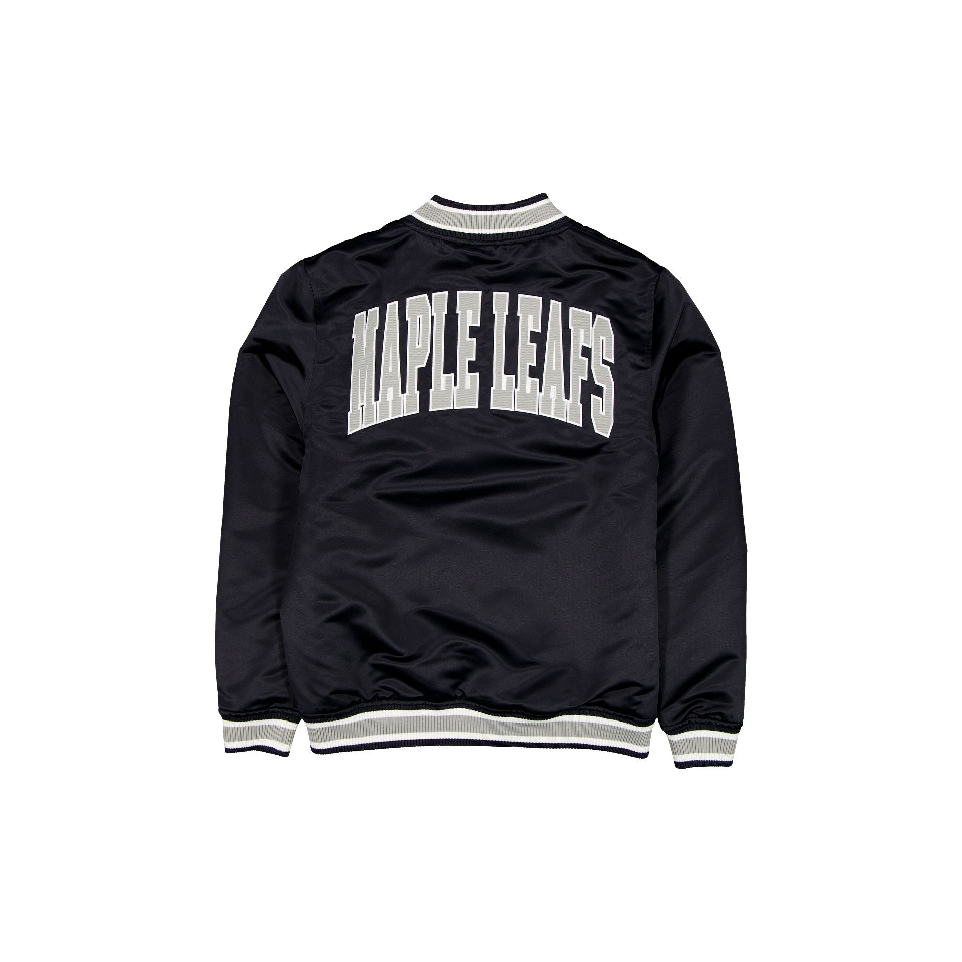 Alternative view of Toronto Maple Leafs Sport Classics Navy Satin Jacket