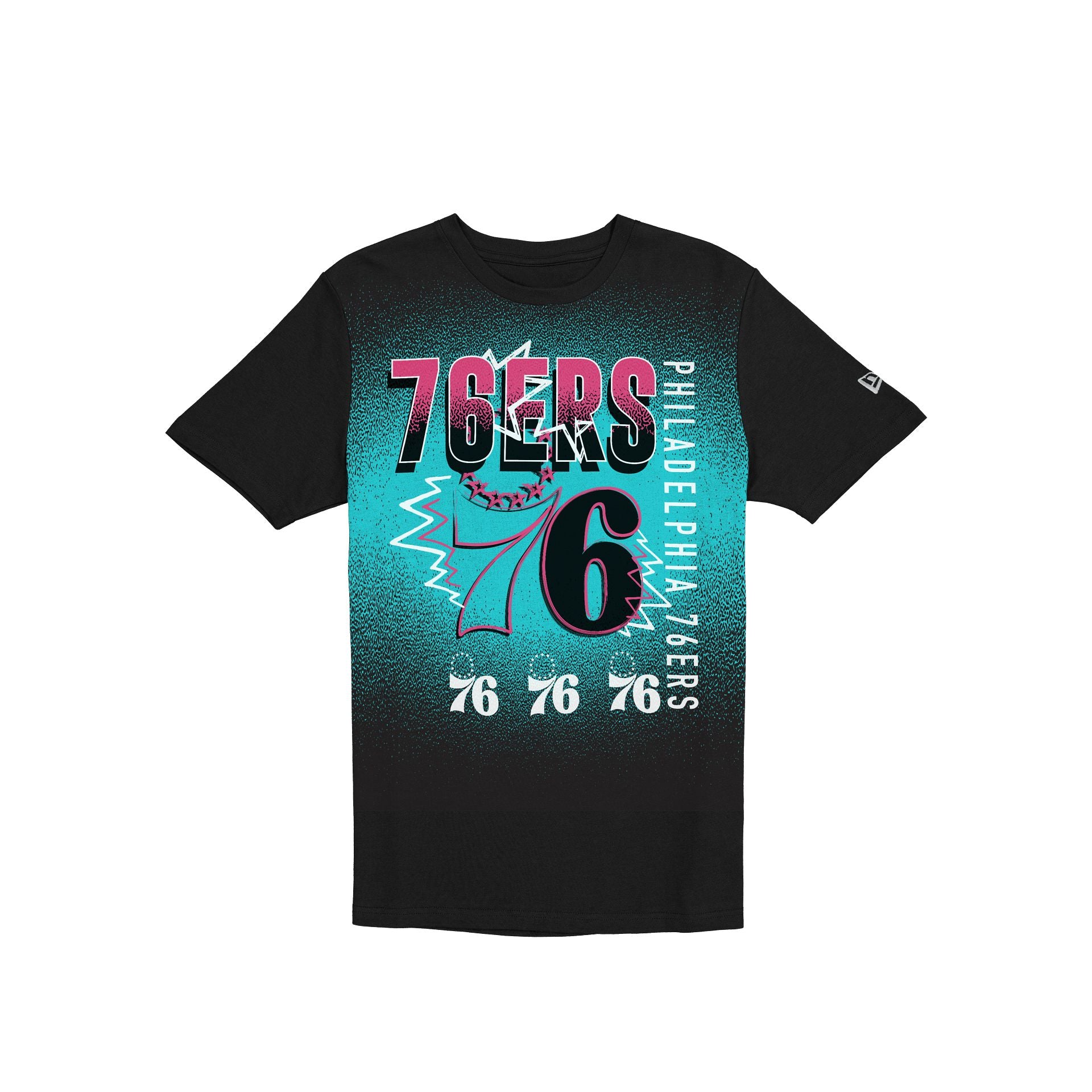 Philadelphia 76Ers Lifestyle Graphics Black T-Shirt